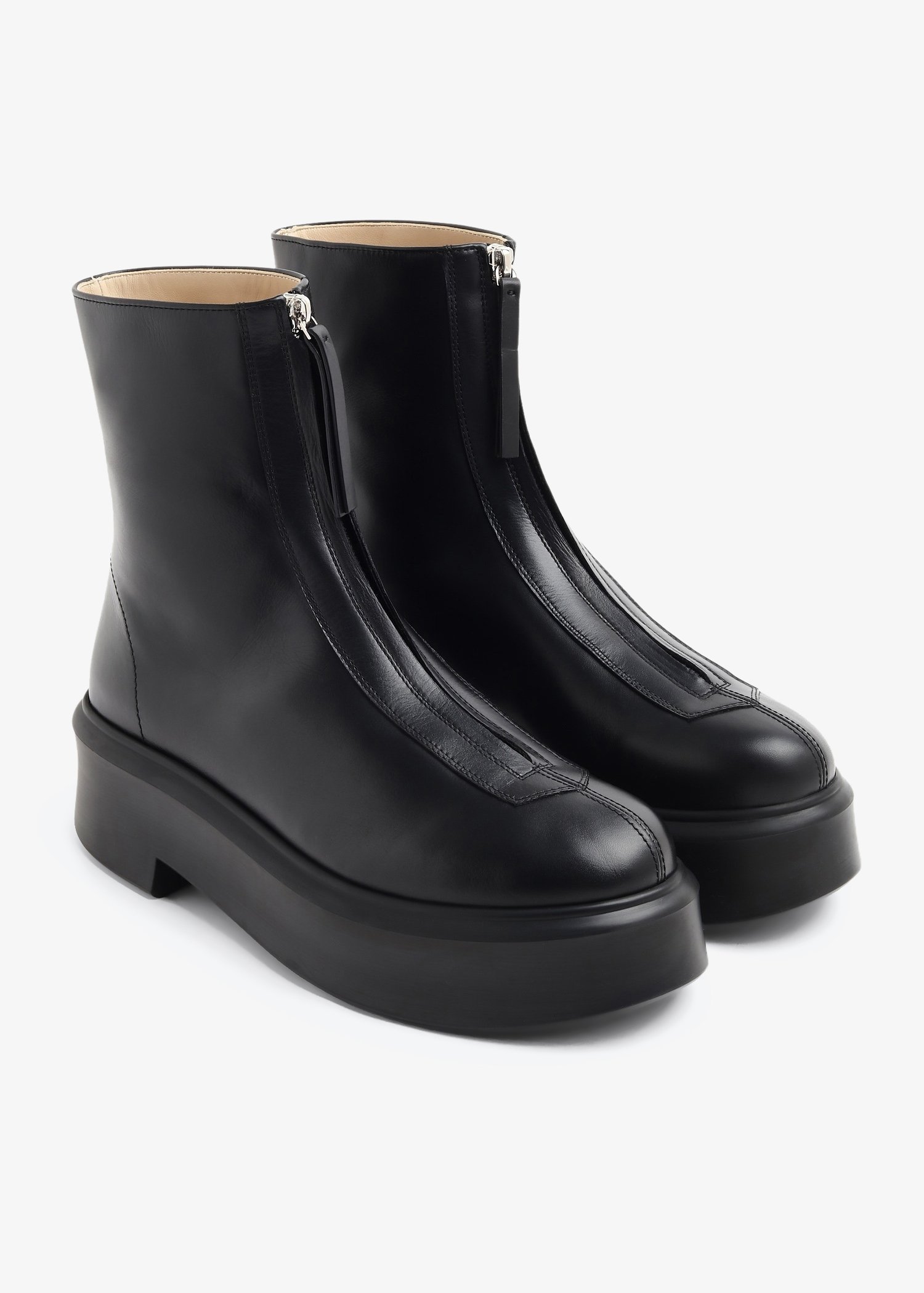 The Row Zipped boots for Women - Black in UAE | Level Shoes