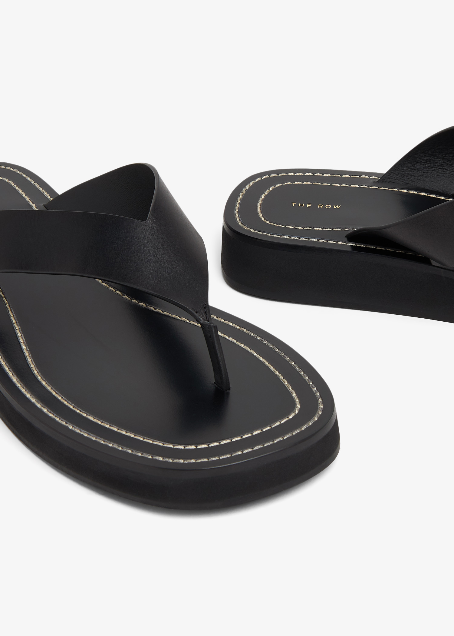 The Row Ginza sandals for Women Black in UAE Level Shoes