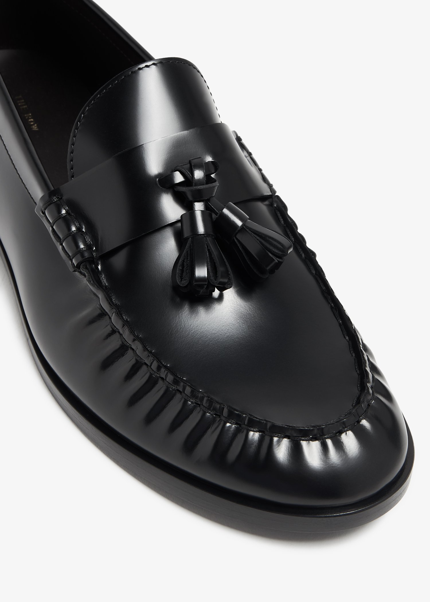 The Row Tasseled leather loafers for Women Black in UAE Level