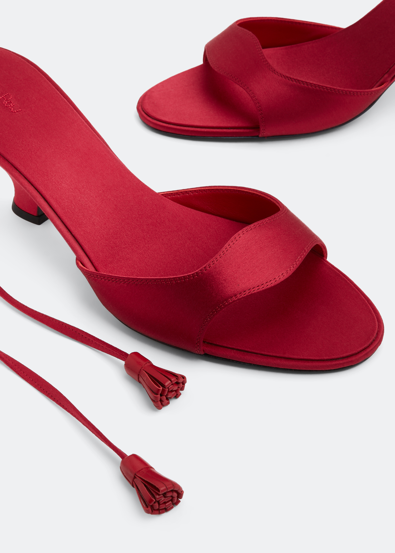 The Row Charlotte wedge sandals for Women Red in UAE Level Shoes