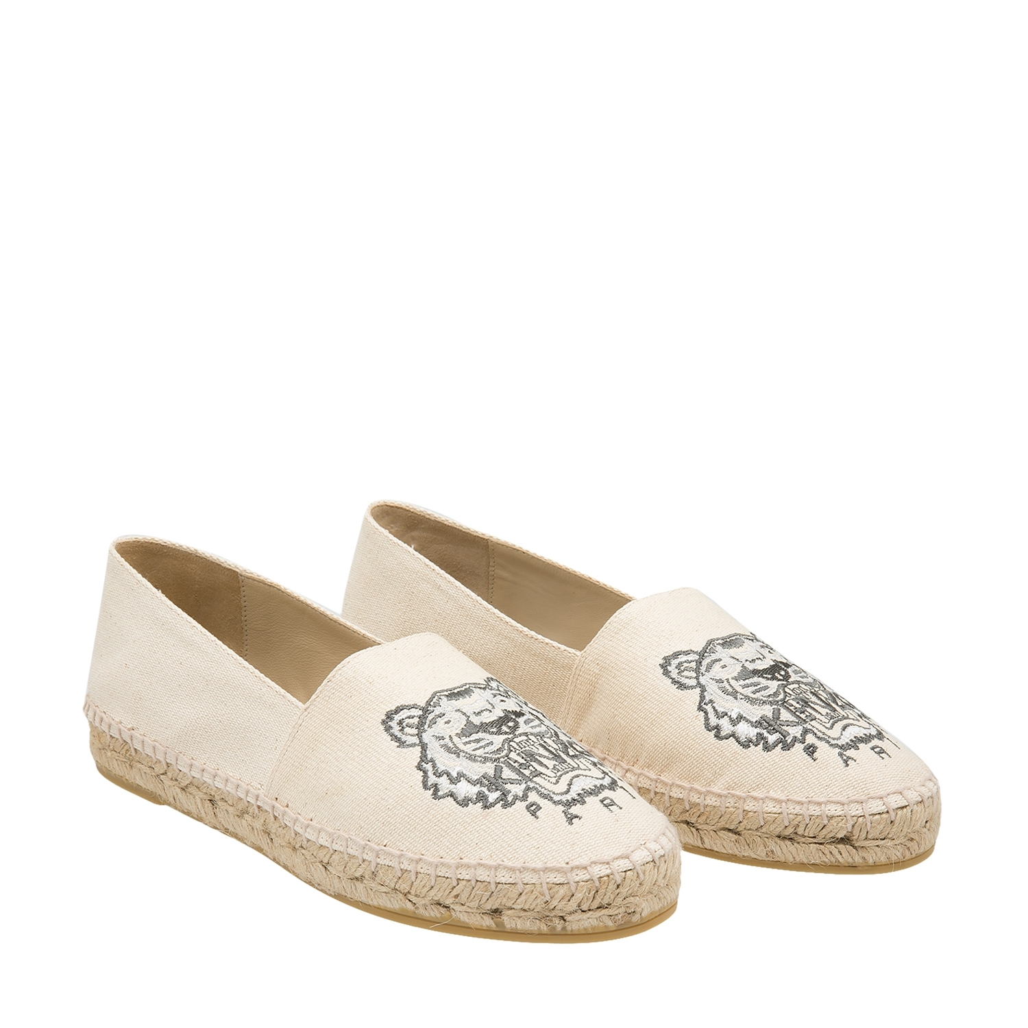 

Tiger espadrilles, White