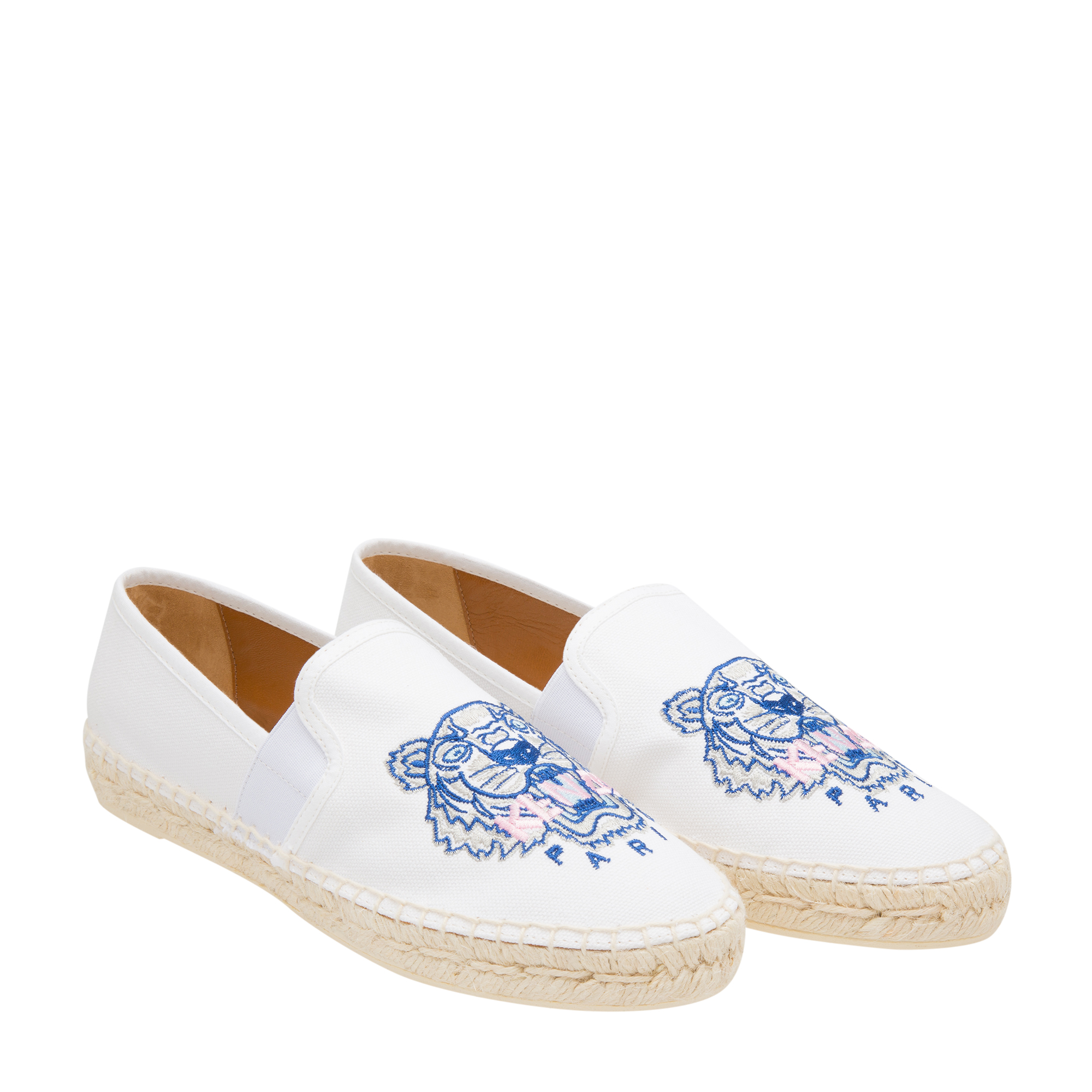 

Tiger espadrilles, White