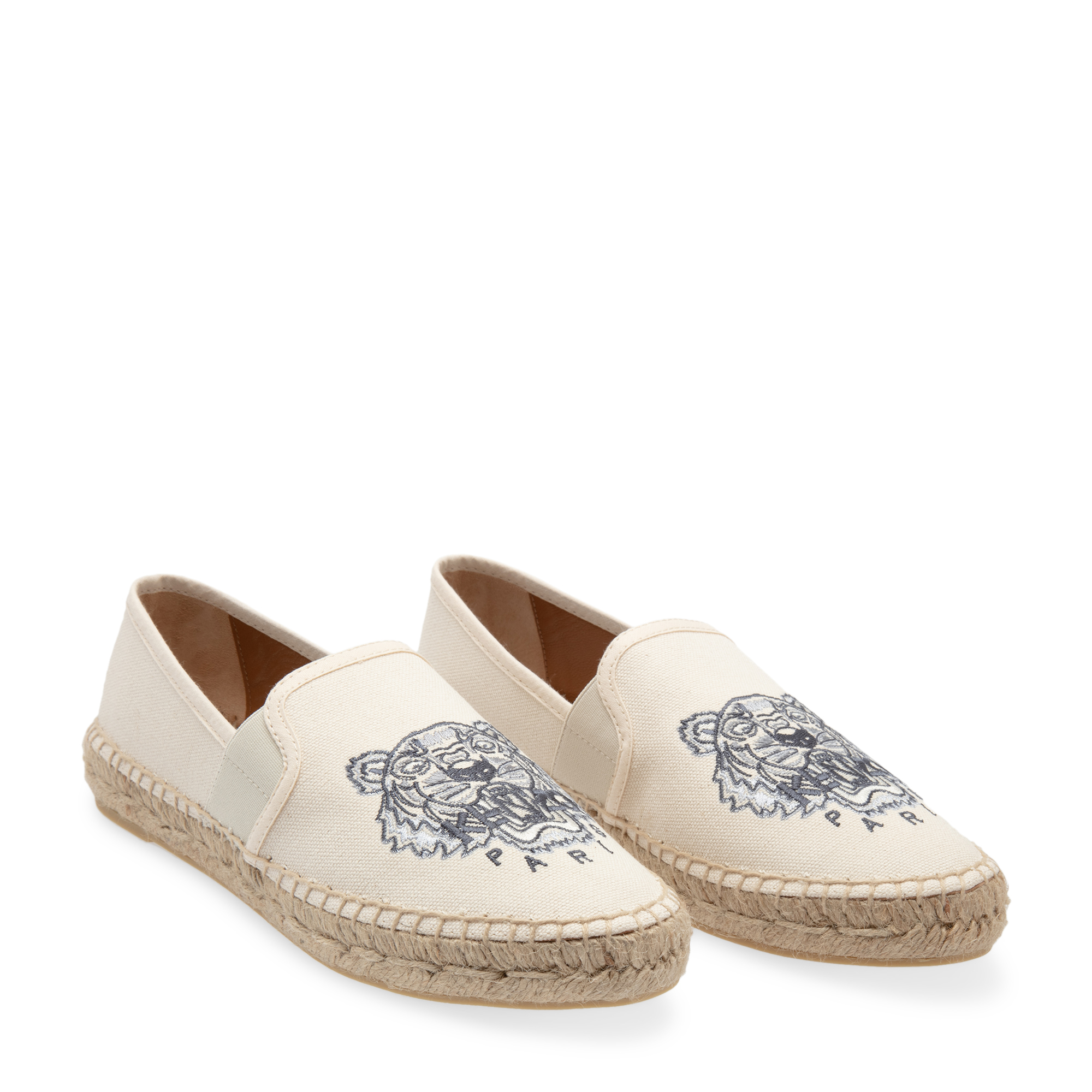 

Tiger espadrilles, White