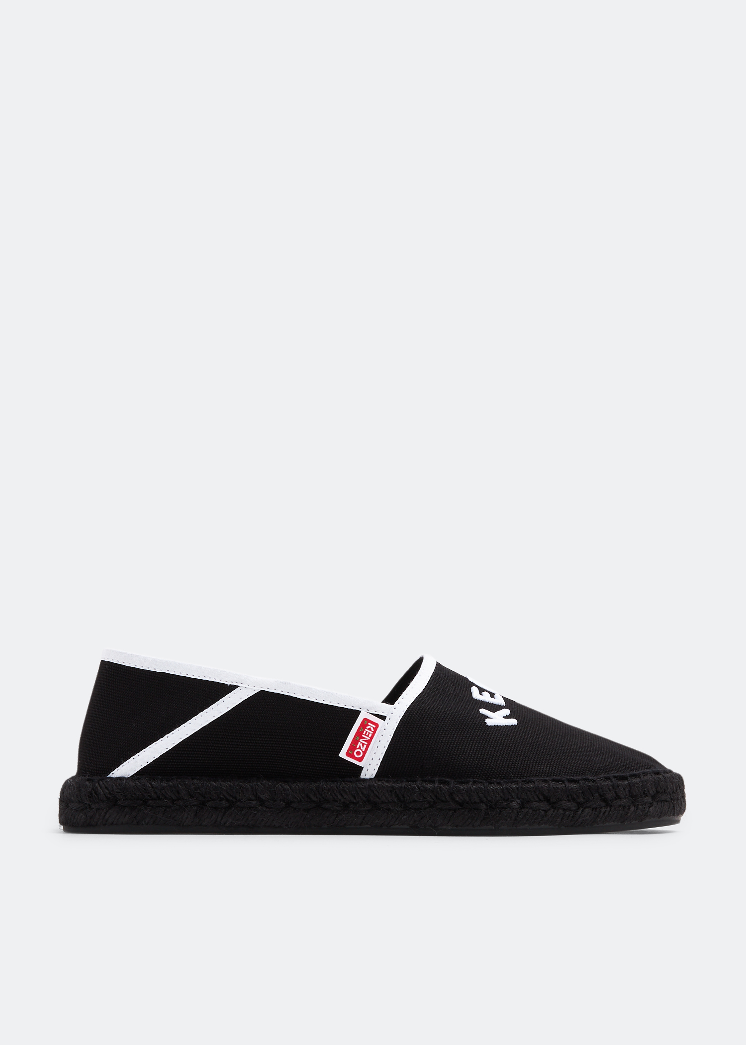 

Logo espadrilles, Black