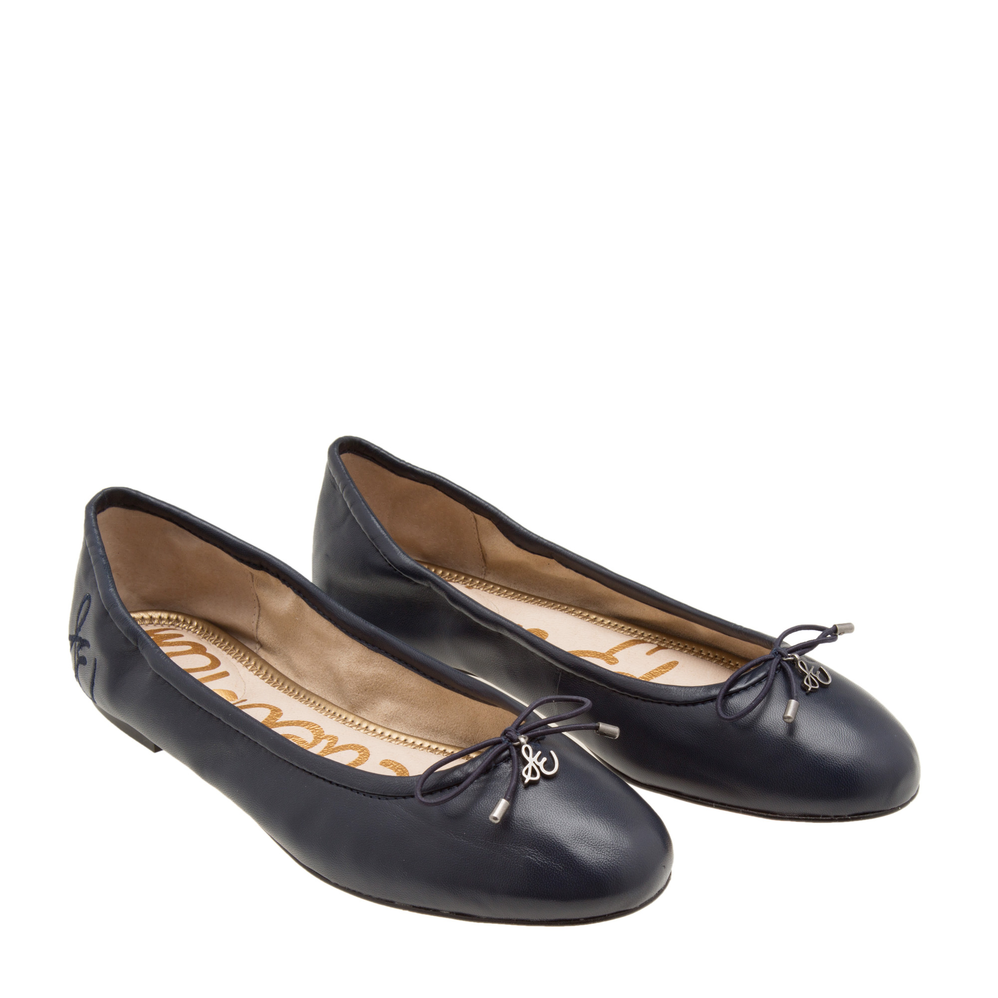 

Felicia leather ballerinas, Blue