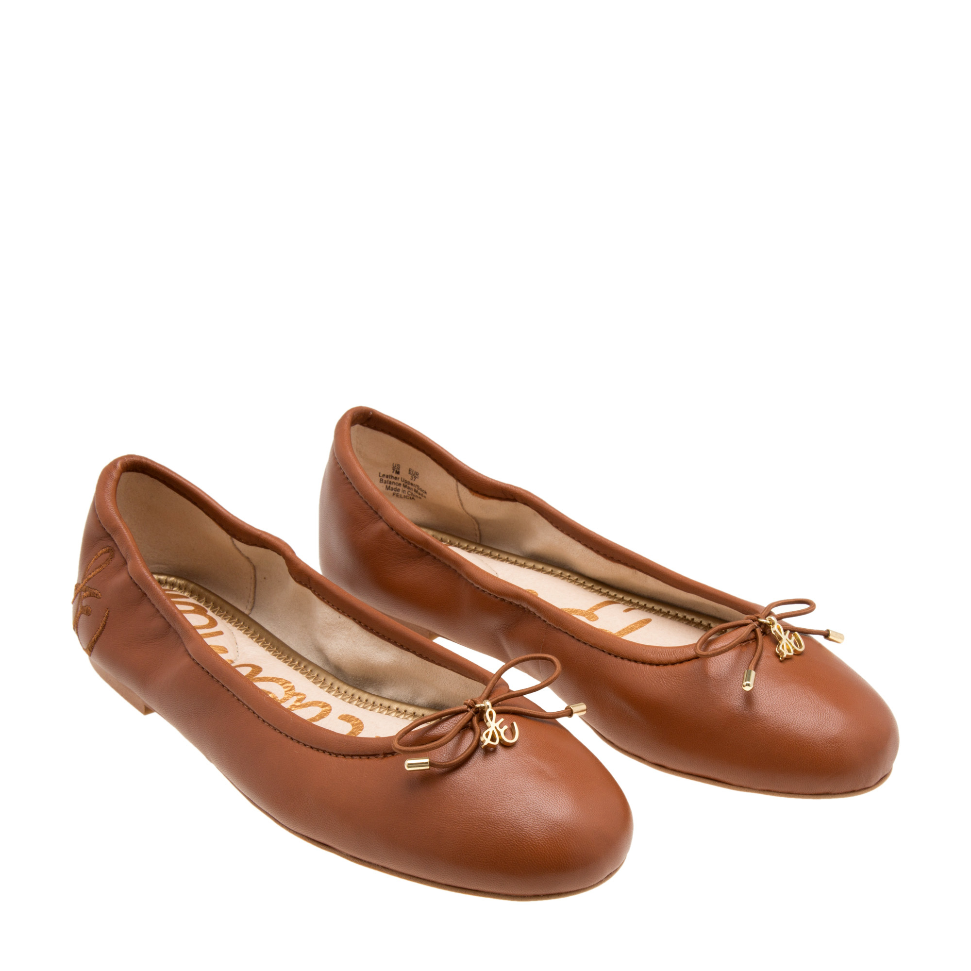 

Felicia leather ballerinas, Brown