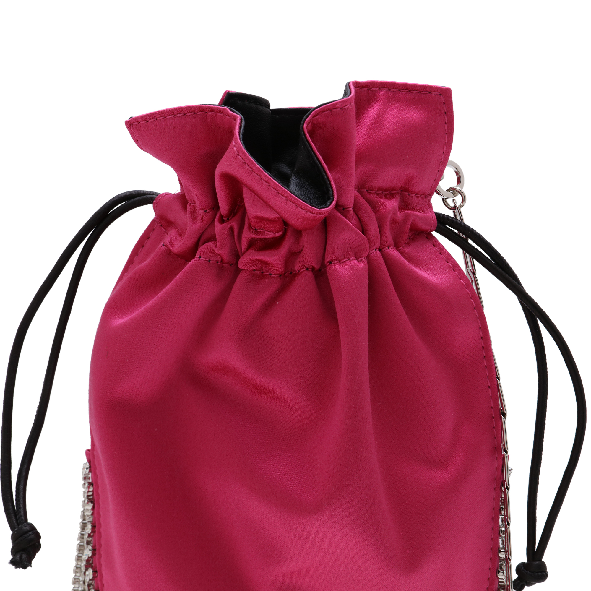 

Fringy crystal bag, Pink