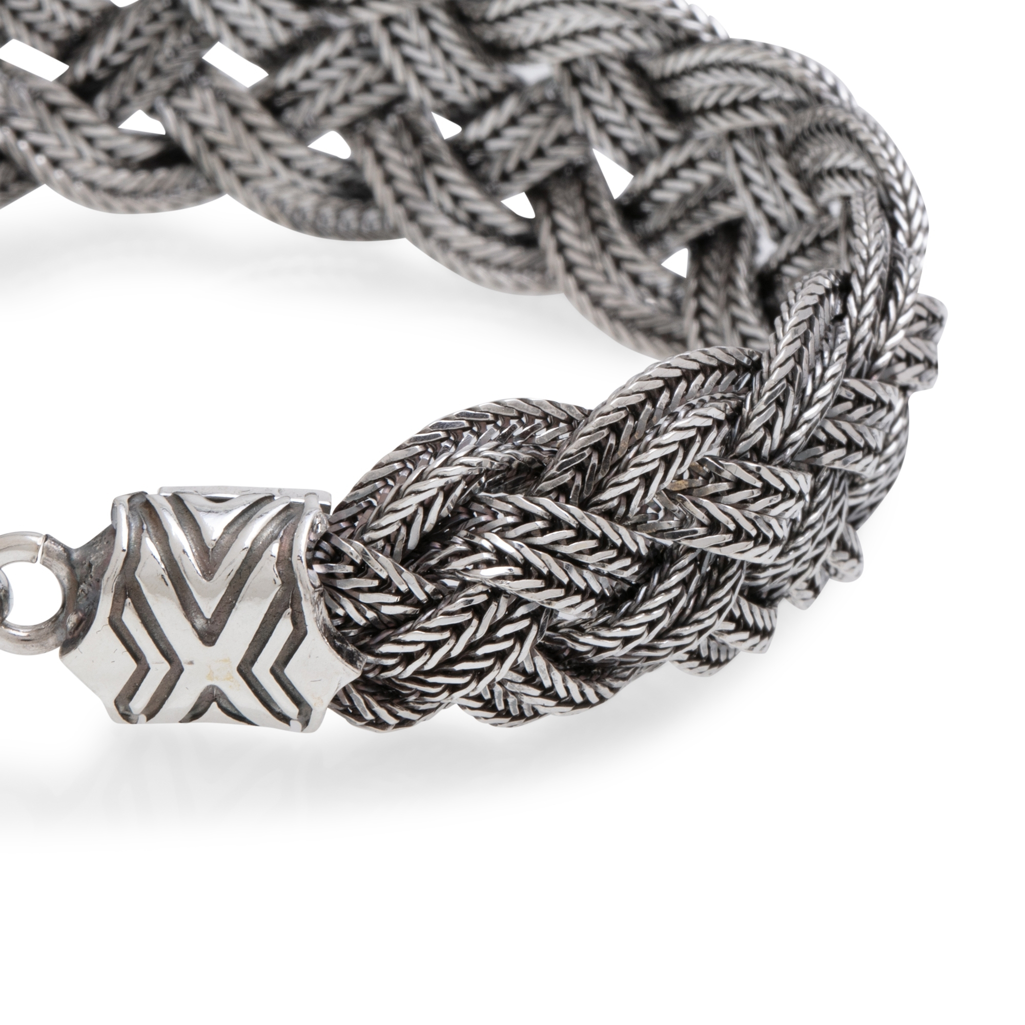 

Metal chain bracelet, Silver