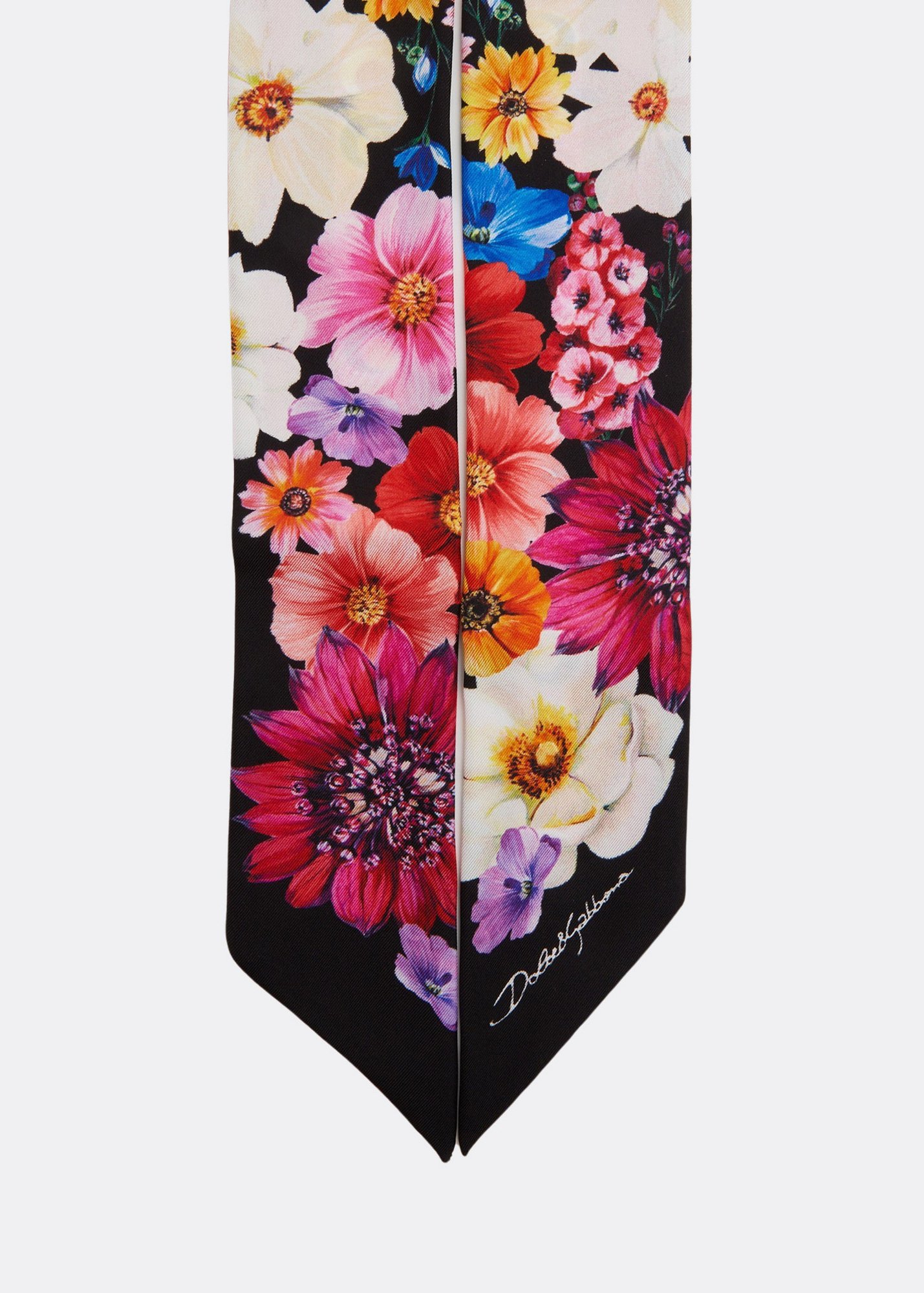 

Floral print scarf, Multi-coloured