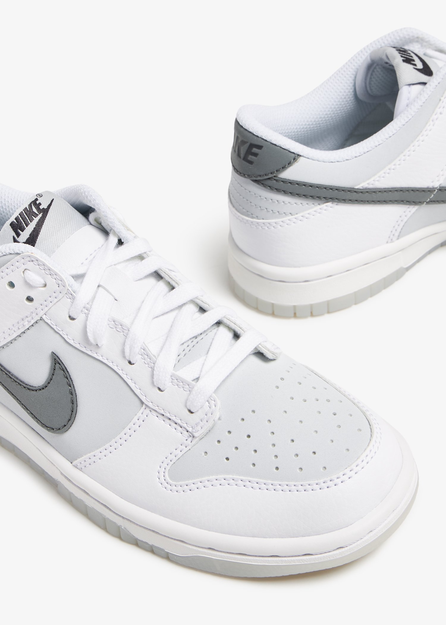 

Dunk Low 'Reflective Swoosh' sneakers, Grey