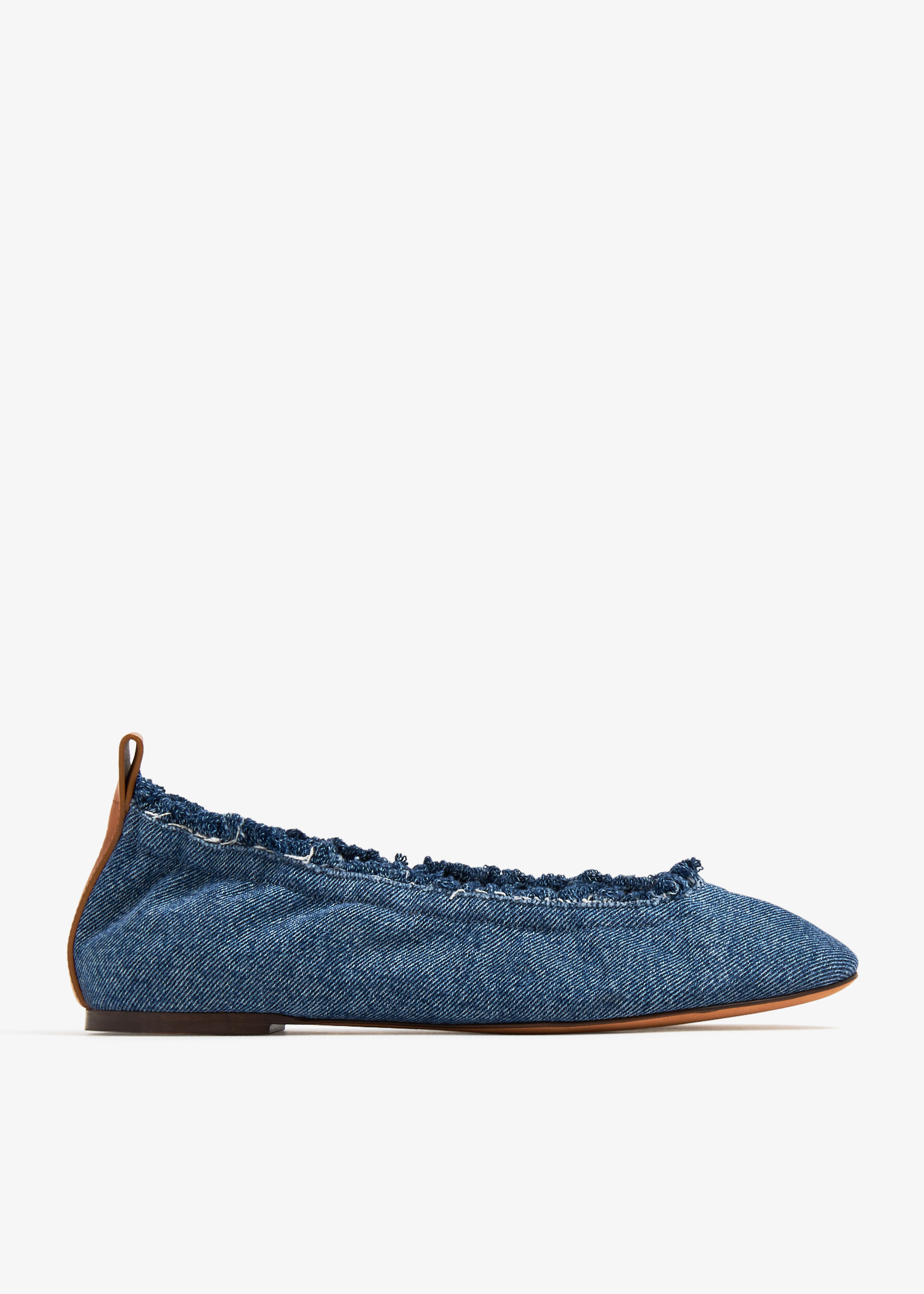 

Denim ballerinas, Blue