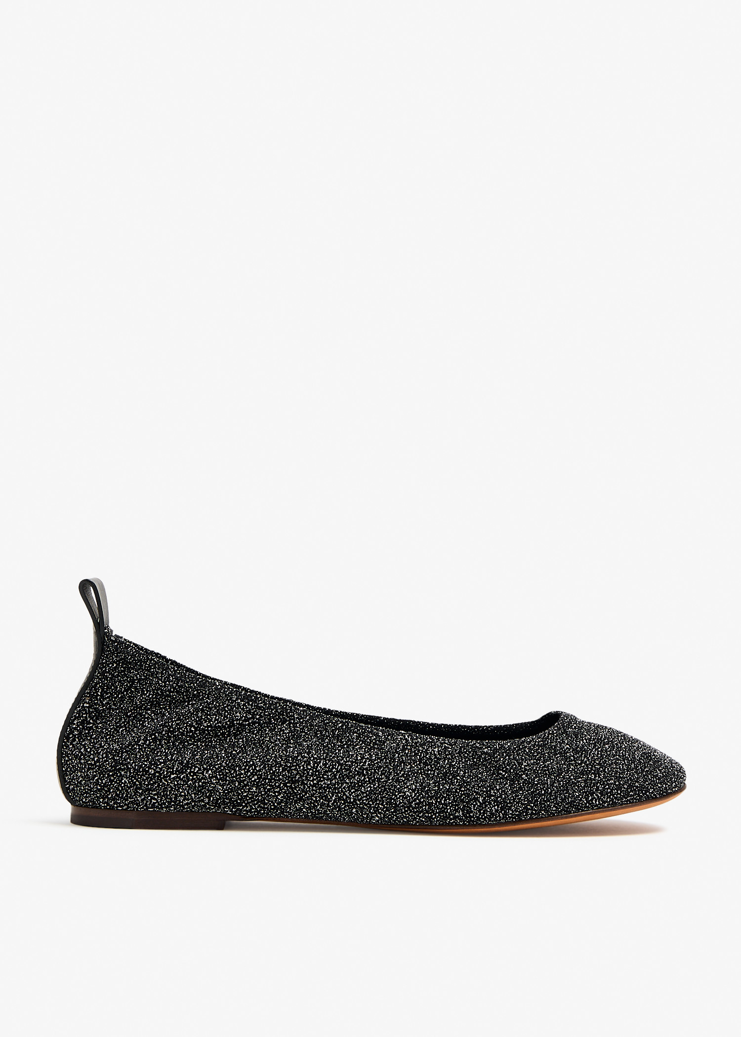 

Glitter ballerinas, Black