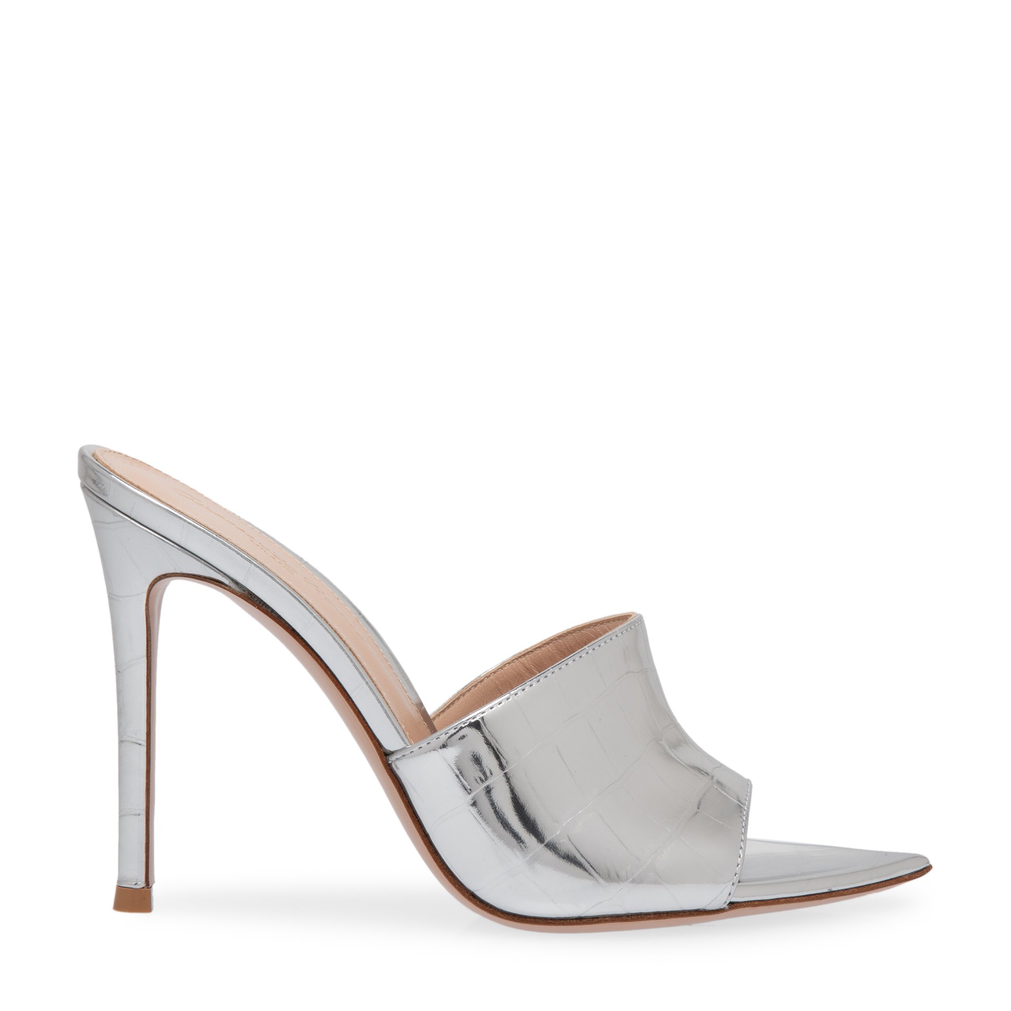 

Alise mules, Silver