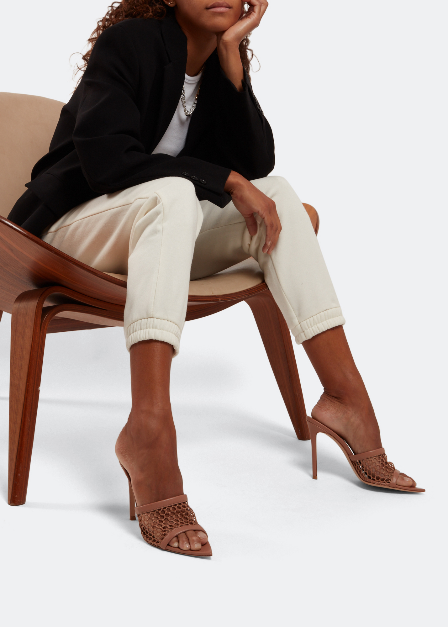 

Alisia mules, Beige