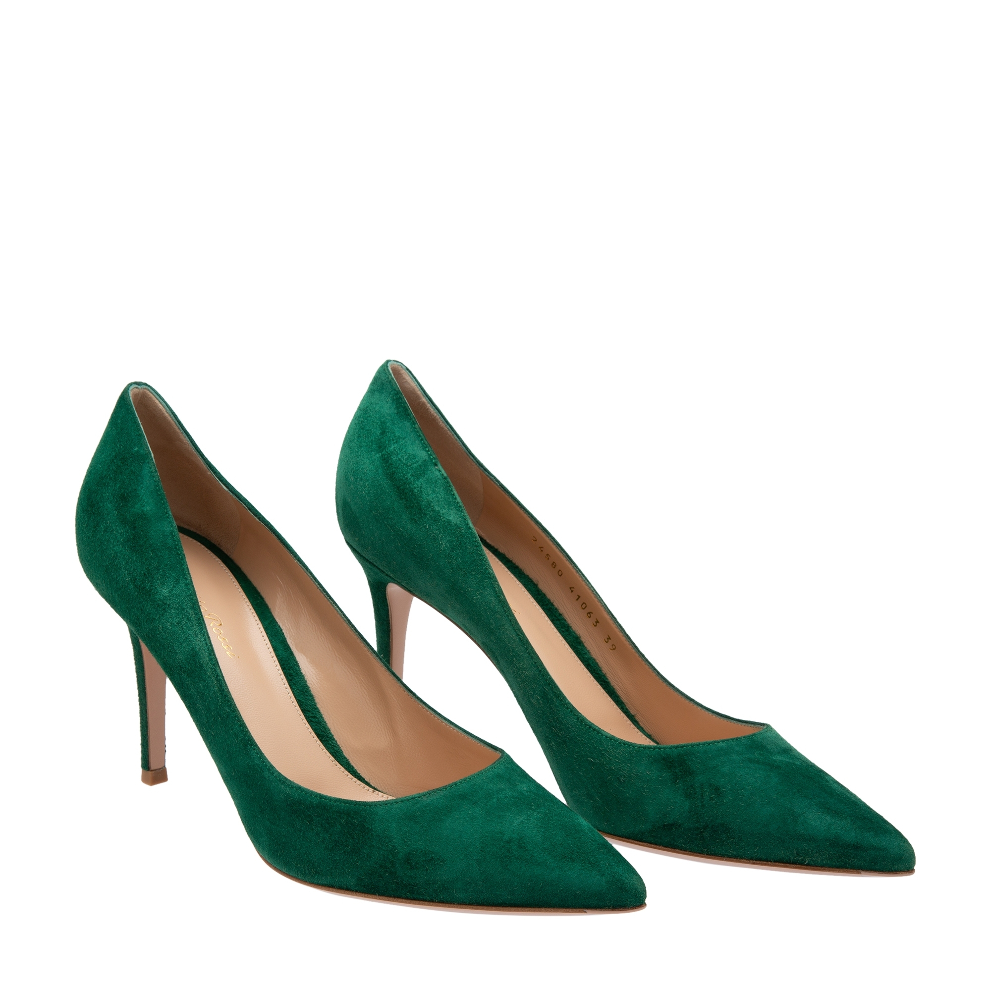 

Gianvito suede pumps, Green