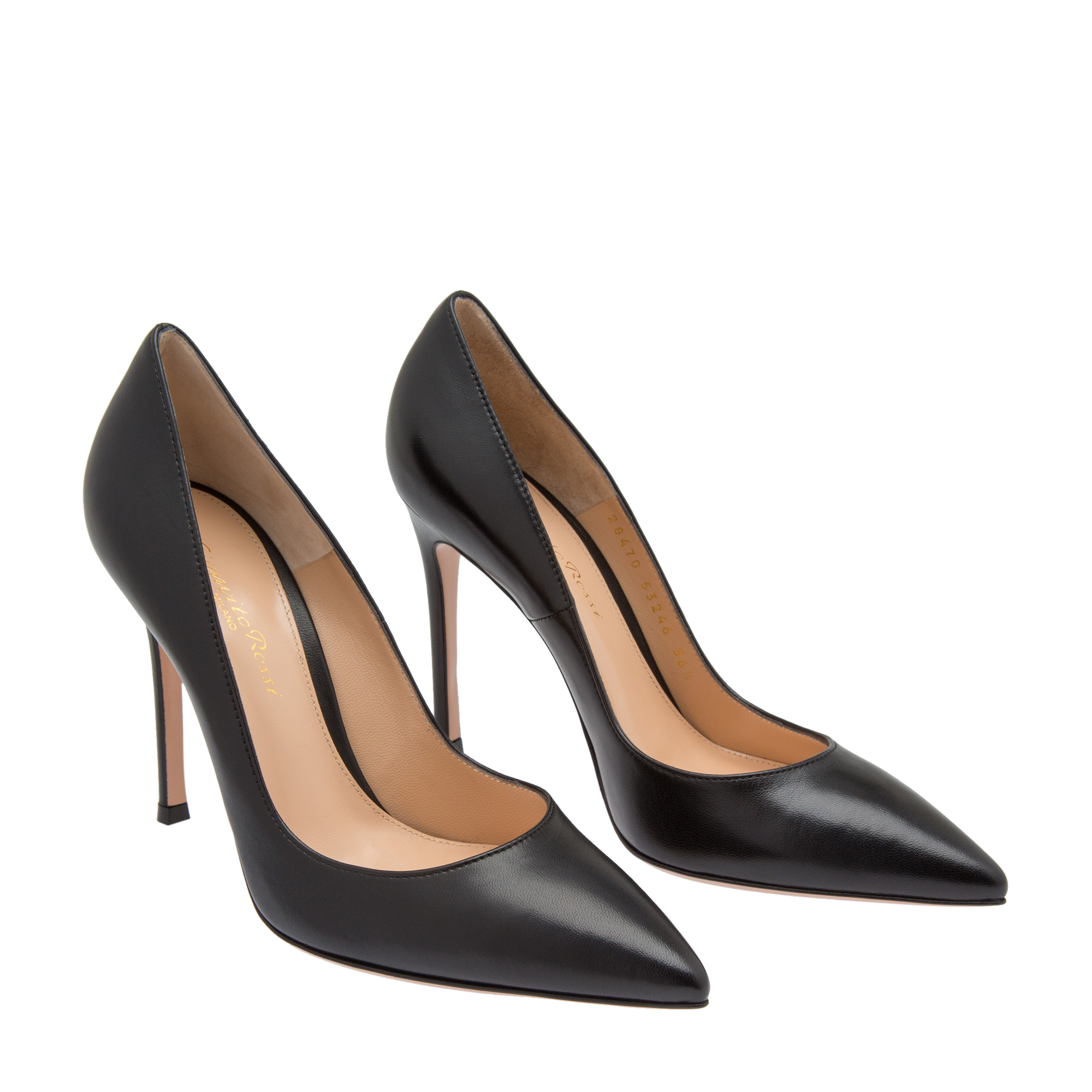 

Gianvito leather pumps, Black