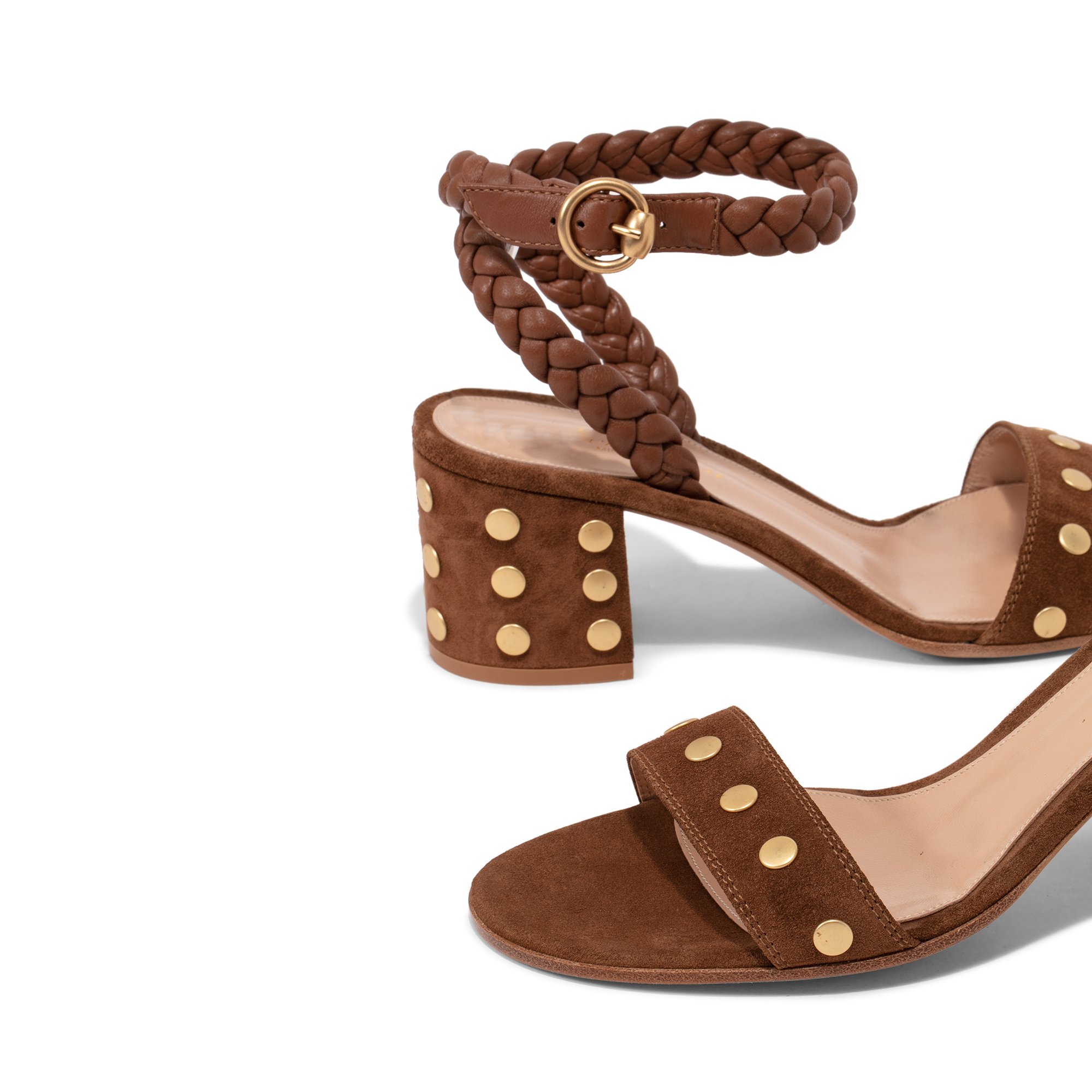 

60 suede sandals, Brown