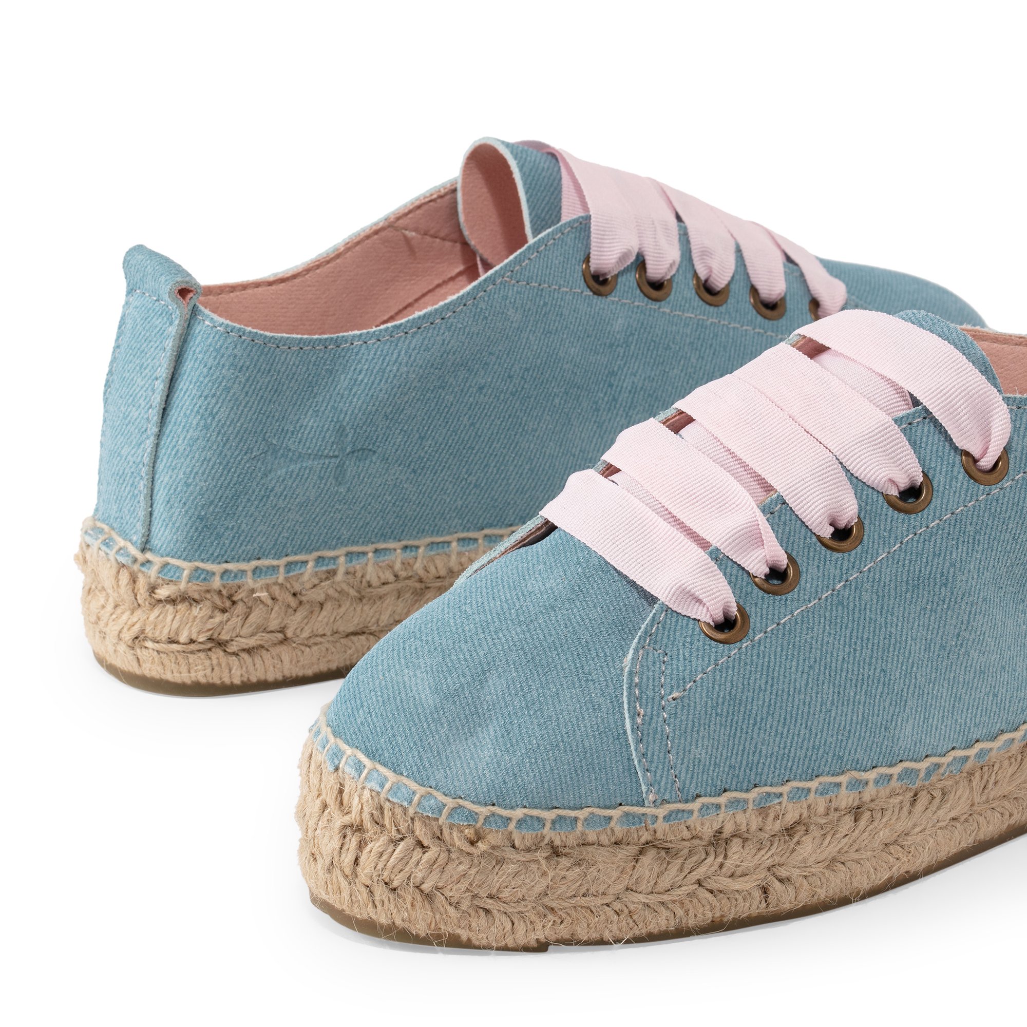 

Suede espadrille sneakers, Blue