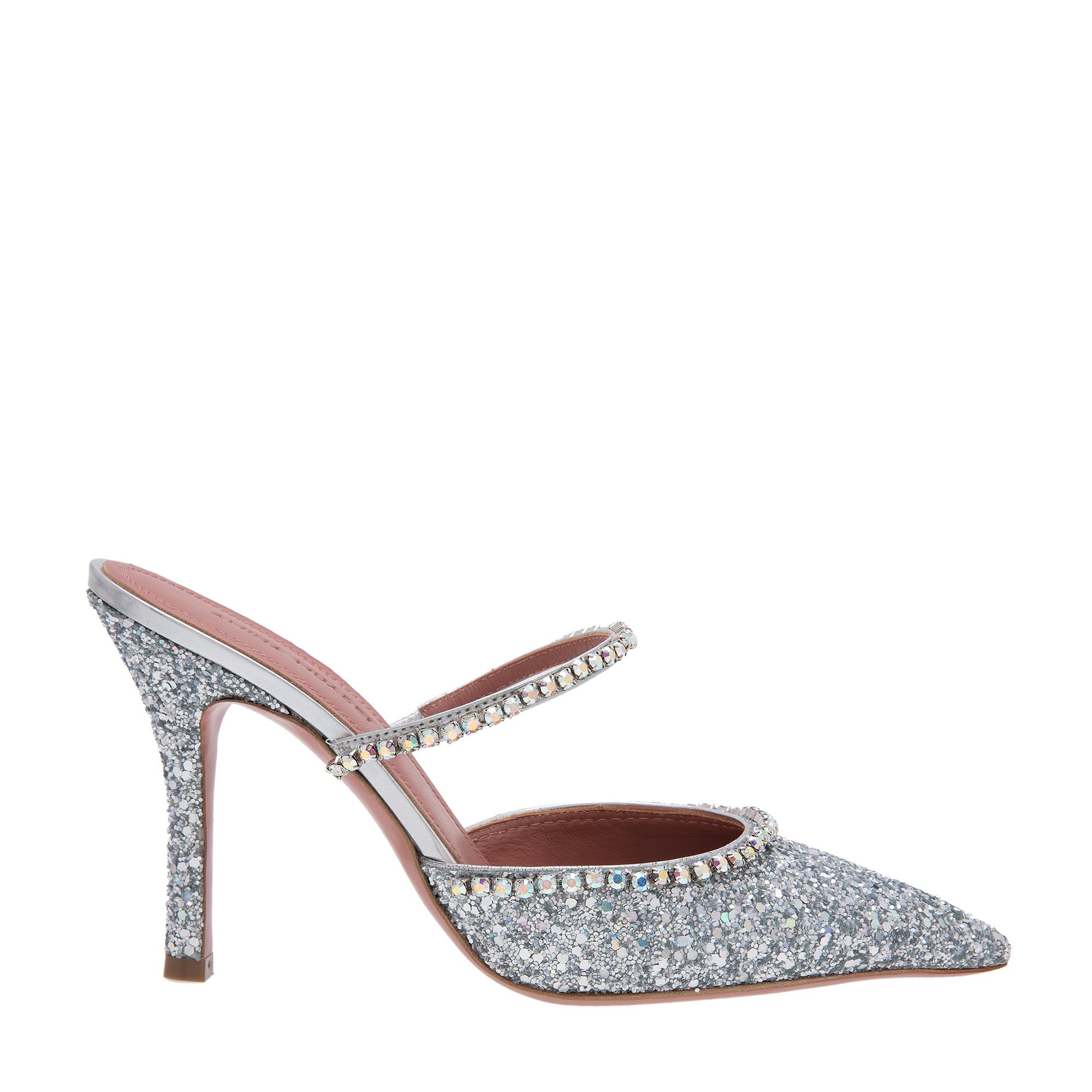 

Gilda mules, Silver