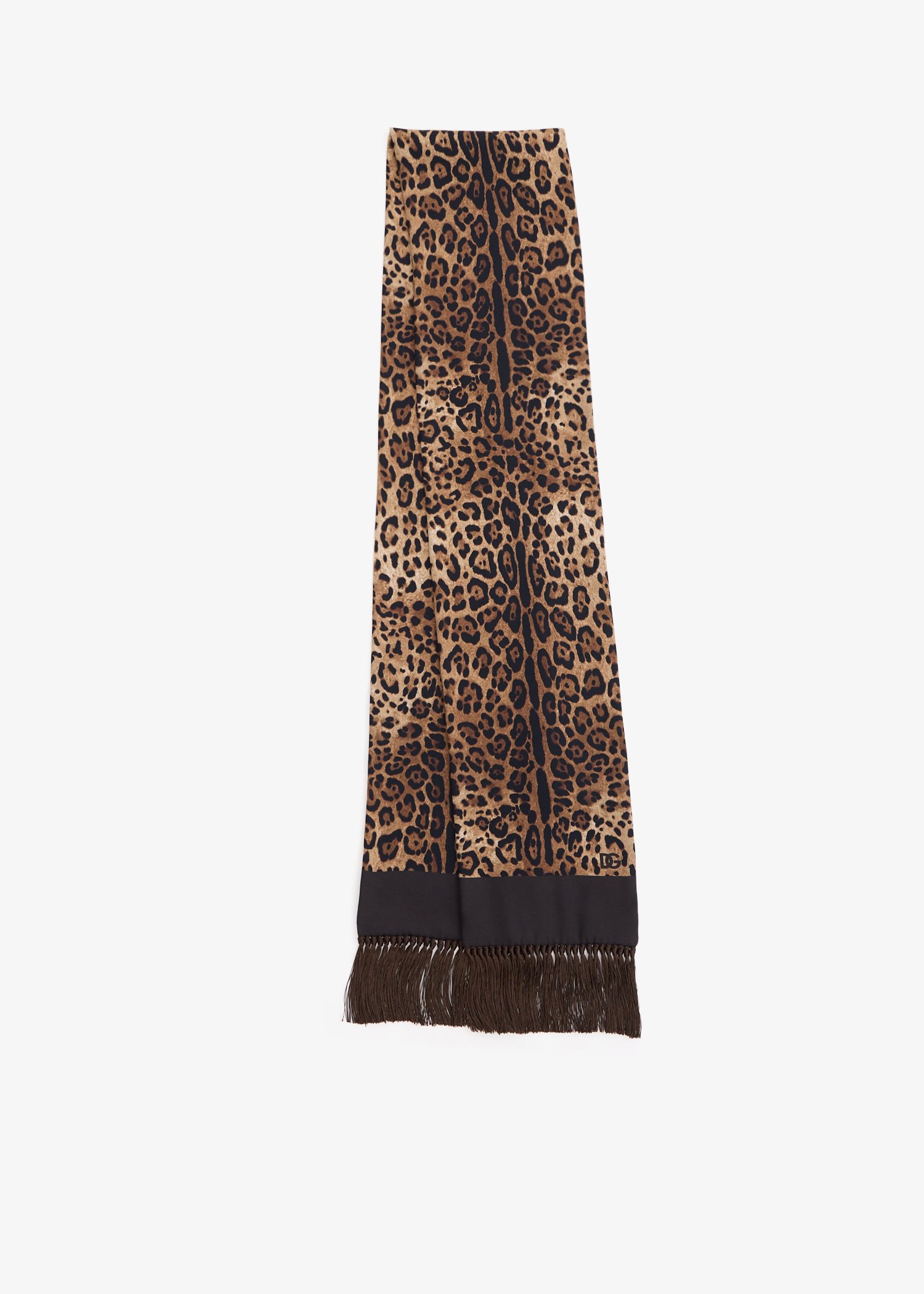 

Leopard-print silk scarf, Animal print