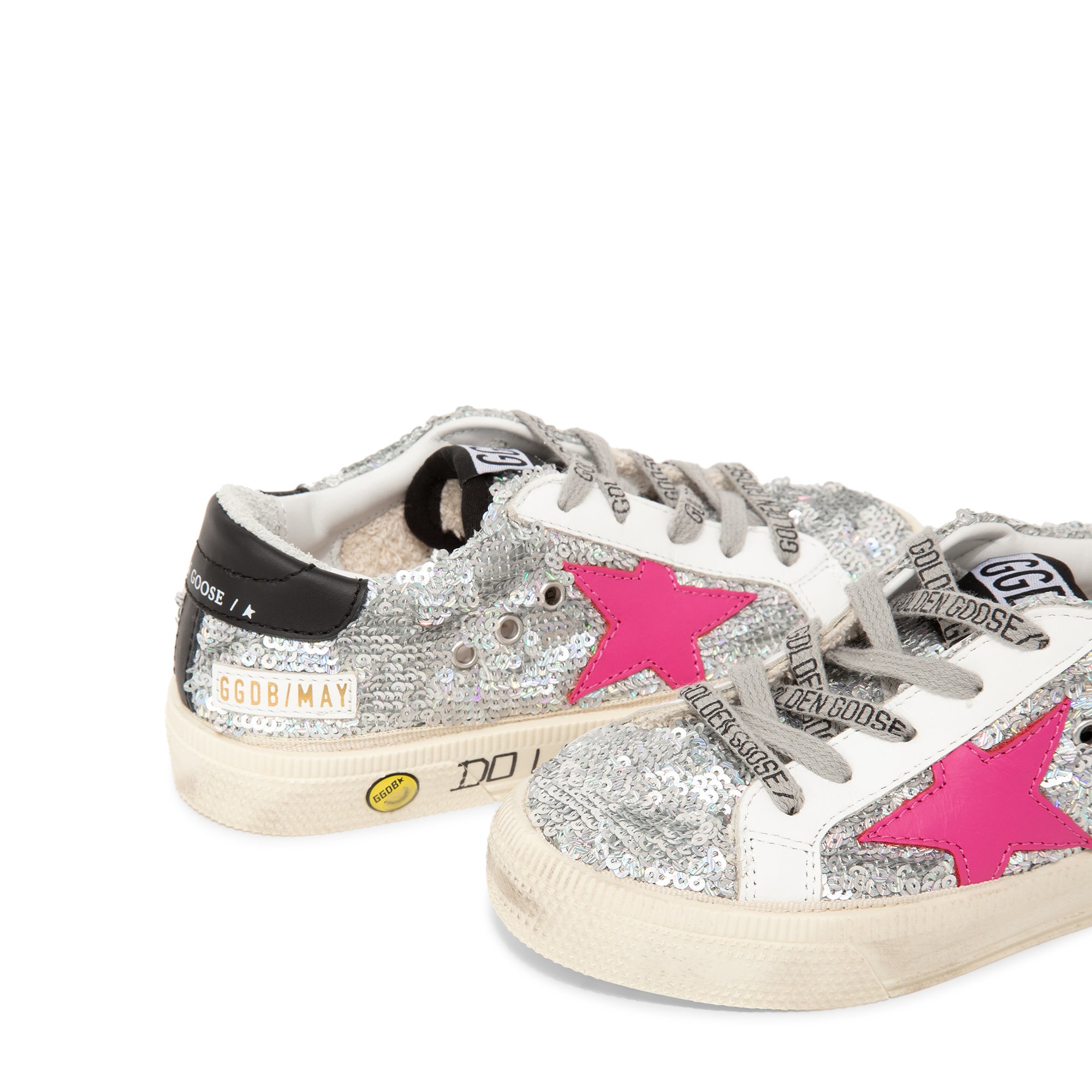 Golden goose deluxe brand glitter finish may outlet sneakers