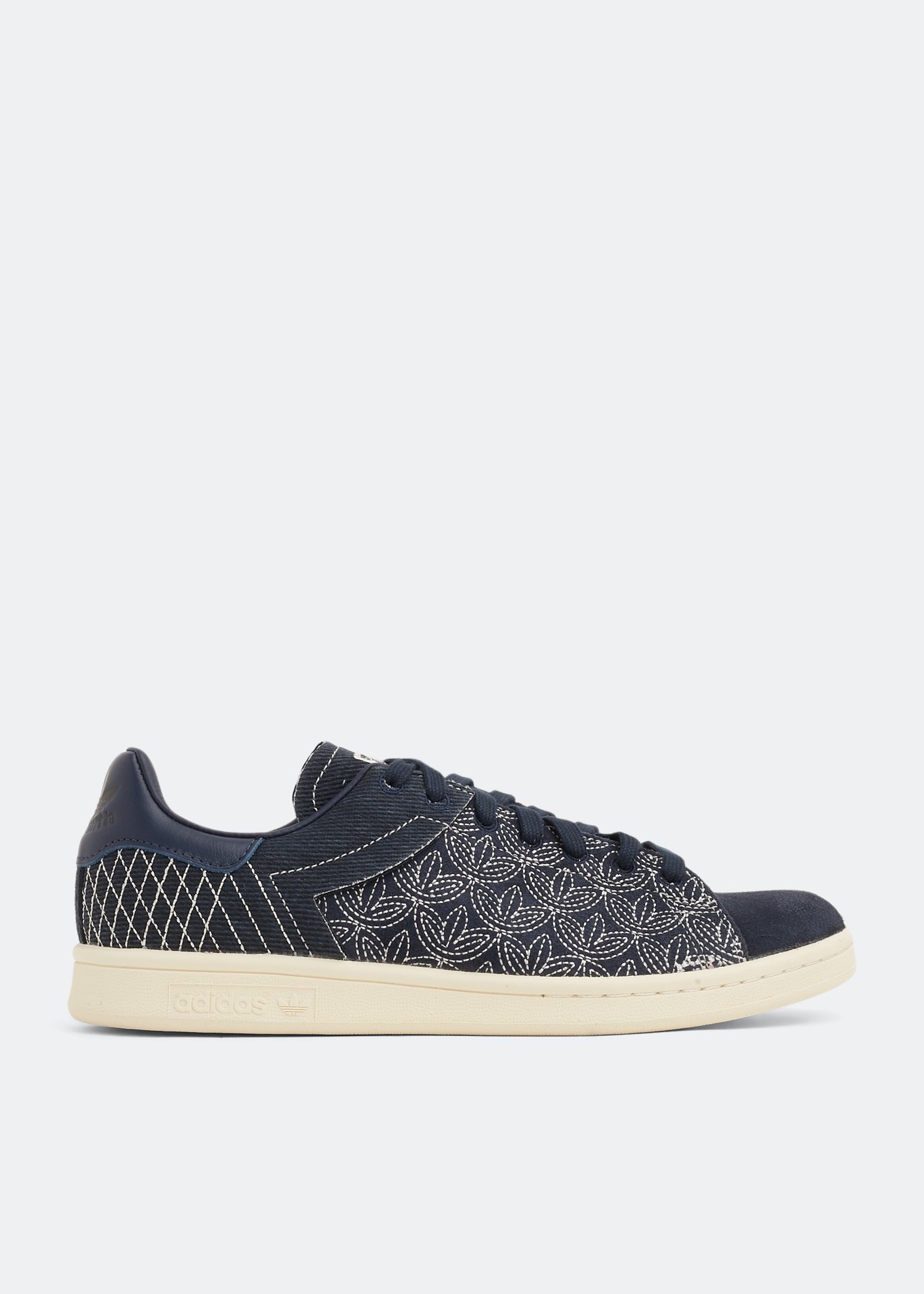 Navy suede stan smith sneakers on sale