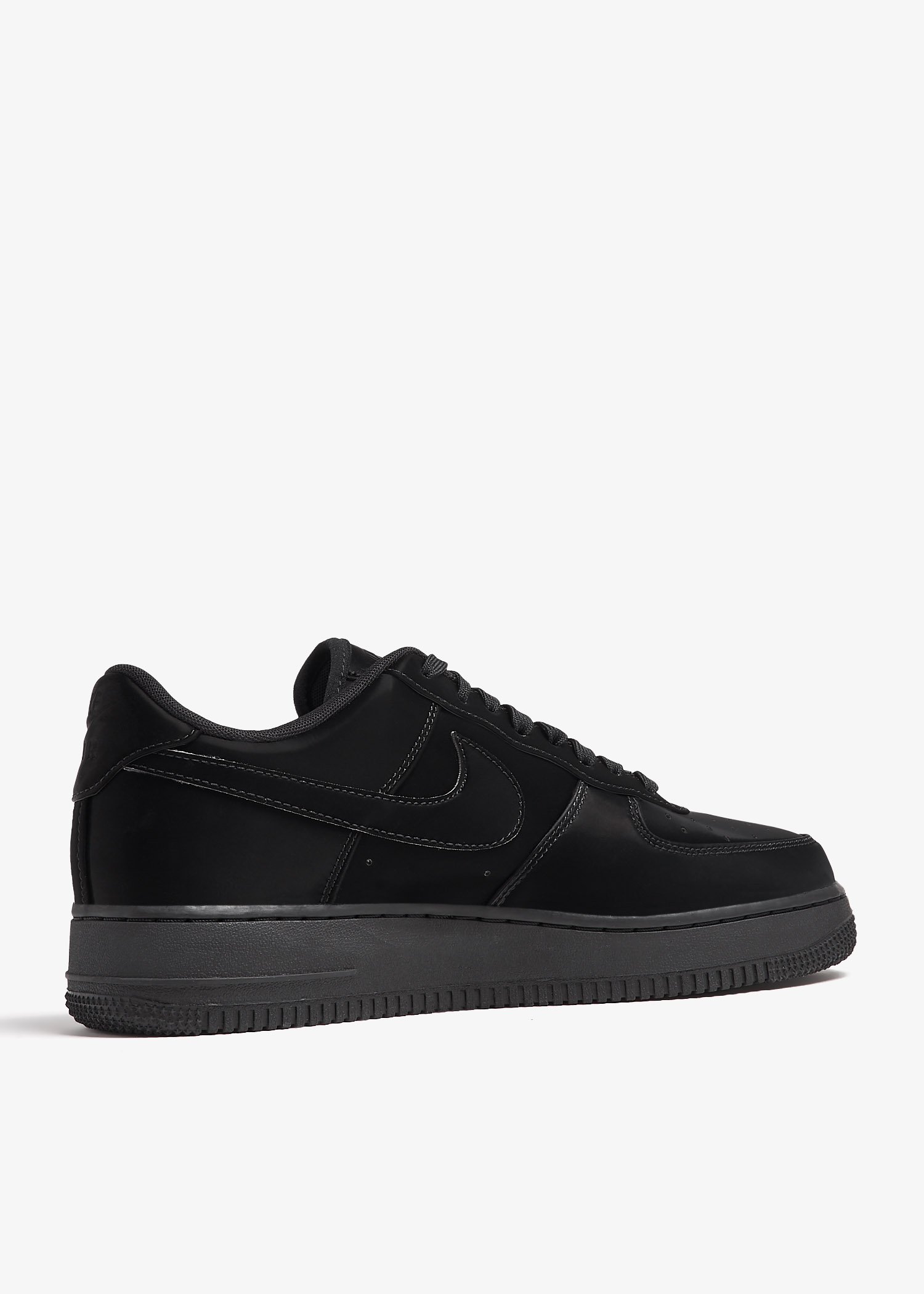 Nike air force 1 07 trainers black black white glitter hotsell