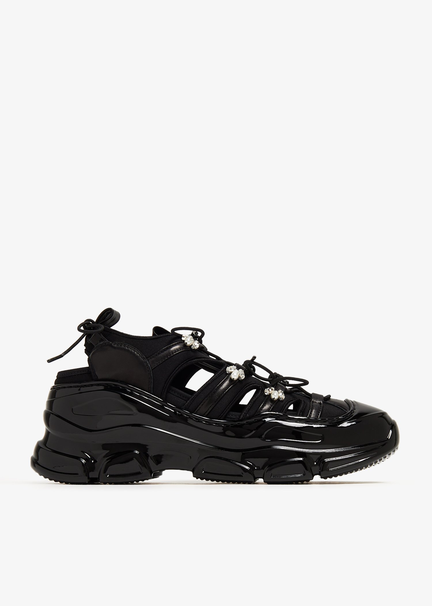 Simone Rocha Beaded Classic Tracker sneakers for Women - Black in 