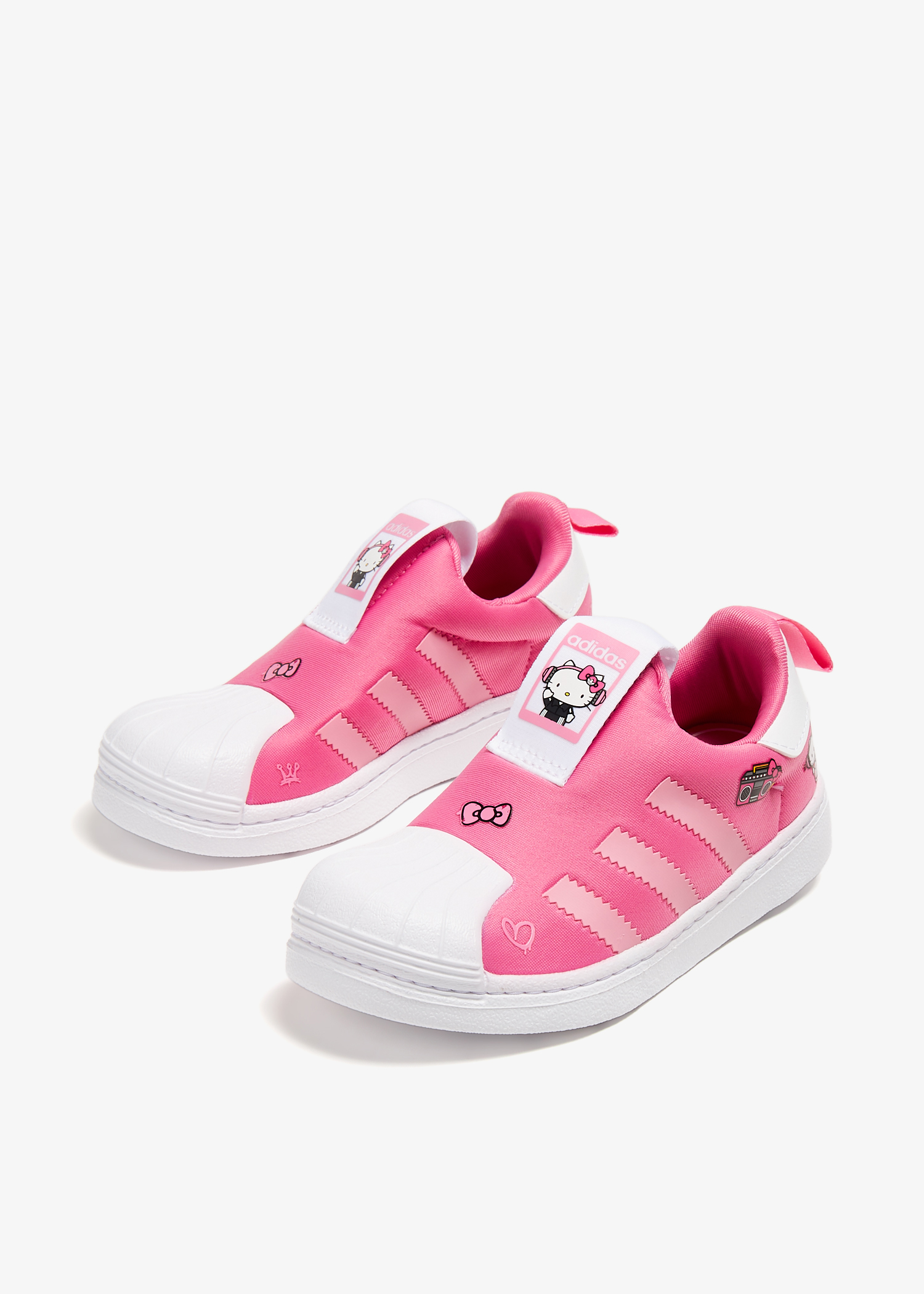 Originals superstar clearance slip on pink