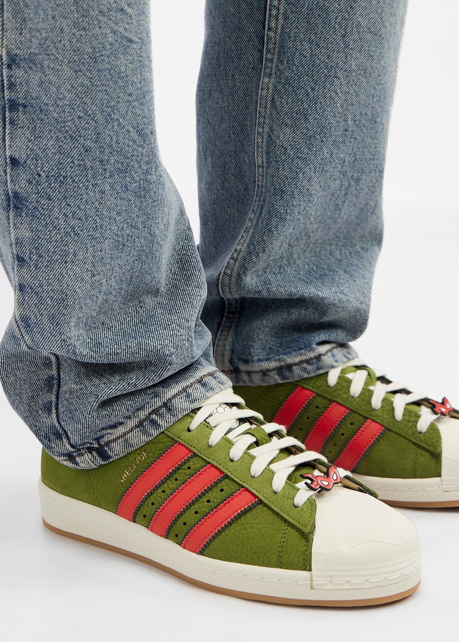 Adidas x TMNT Superstar 'Shelltoe' sneakers for Men - Green in 