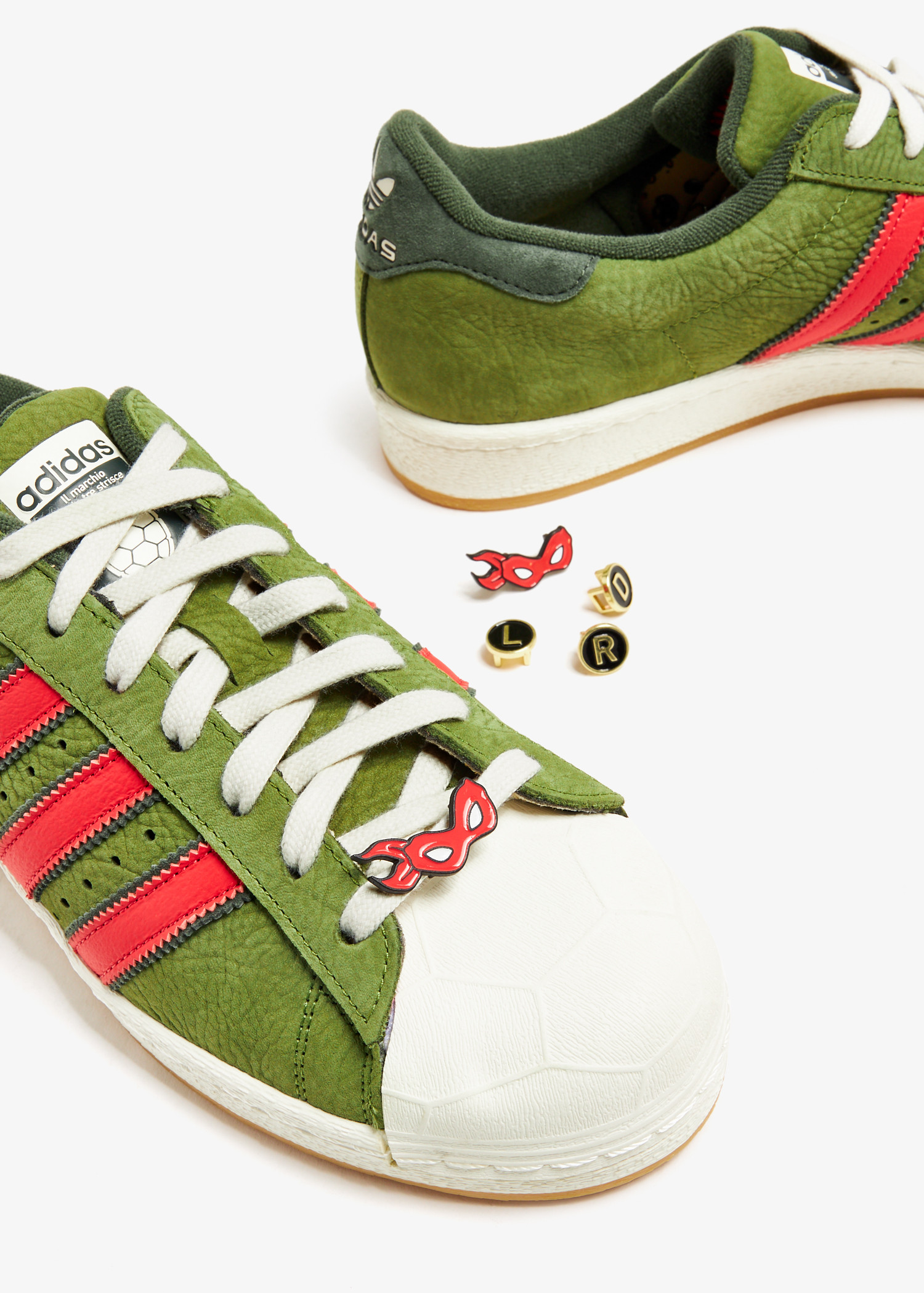 Adidas x TMNT Superstar 'Shelltoe' sneakers for Men - Green in KSA 