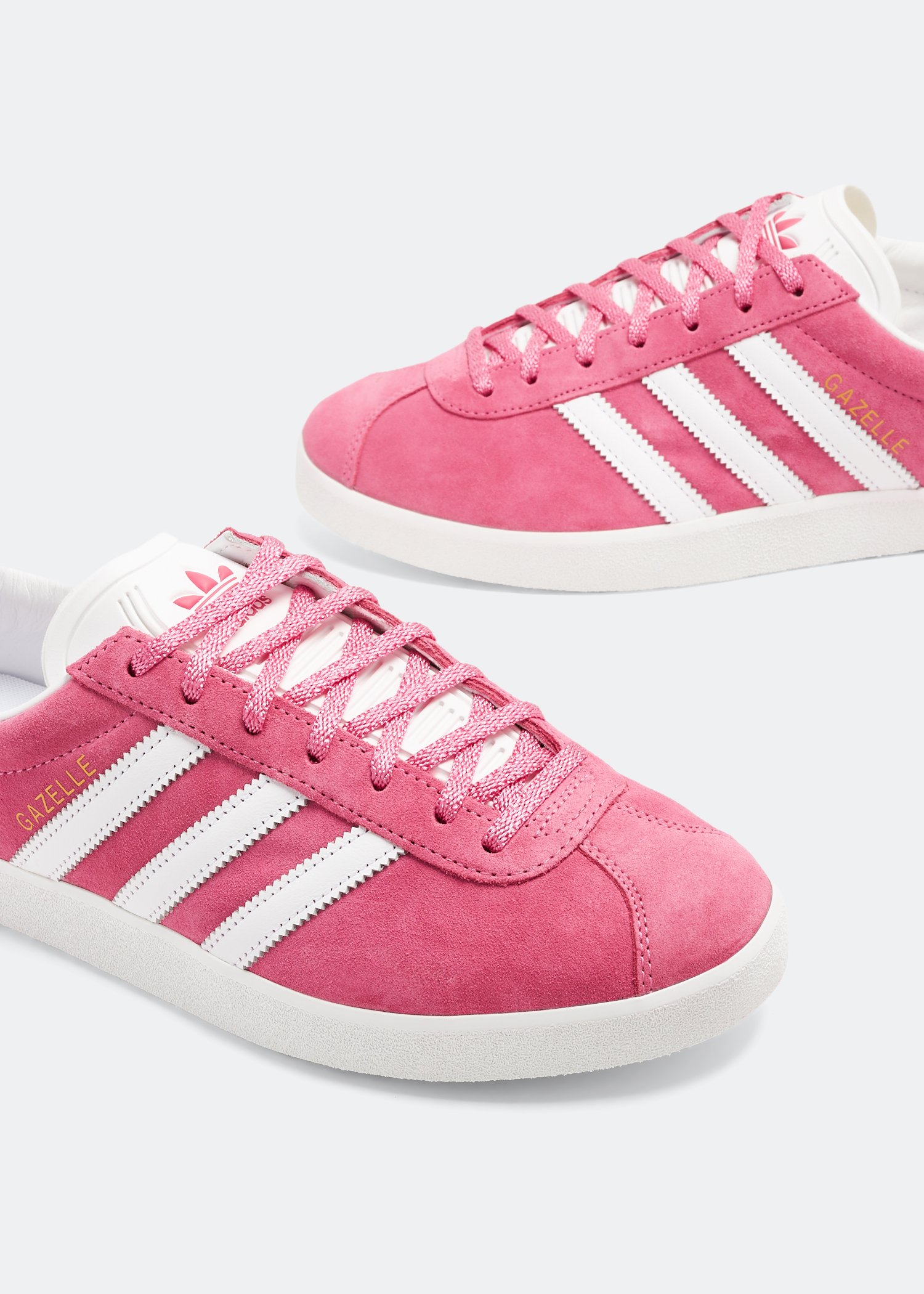 Pink adidas clearance gazelle womens