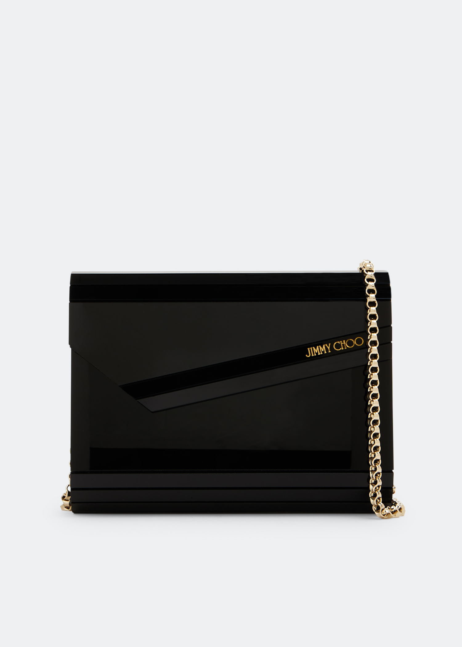 

Candy acrylic clutch, Black