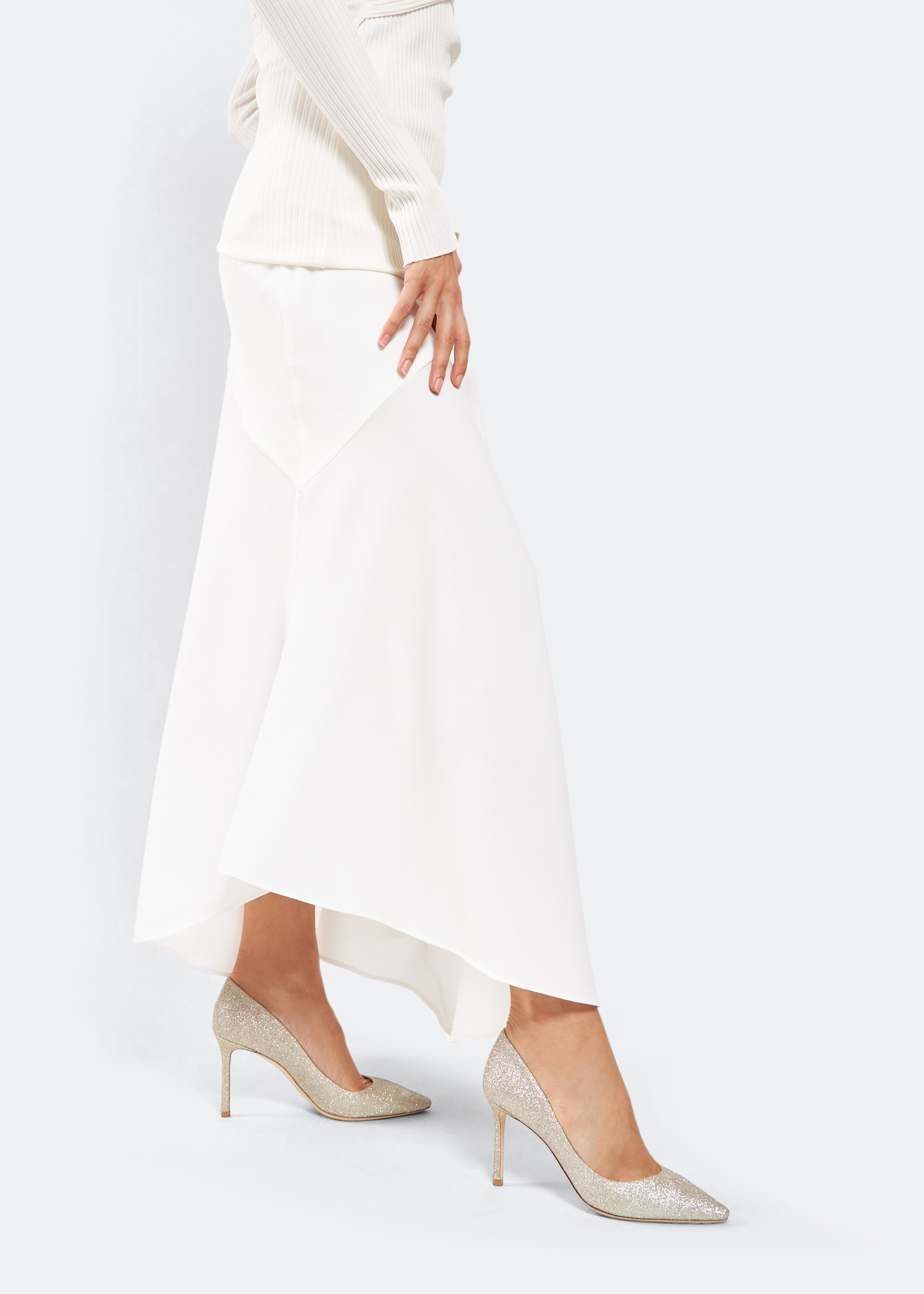 Jimmy Choo Romy 85 pumps for Women - White in UAE | Level Shoes