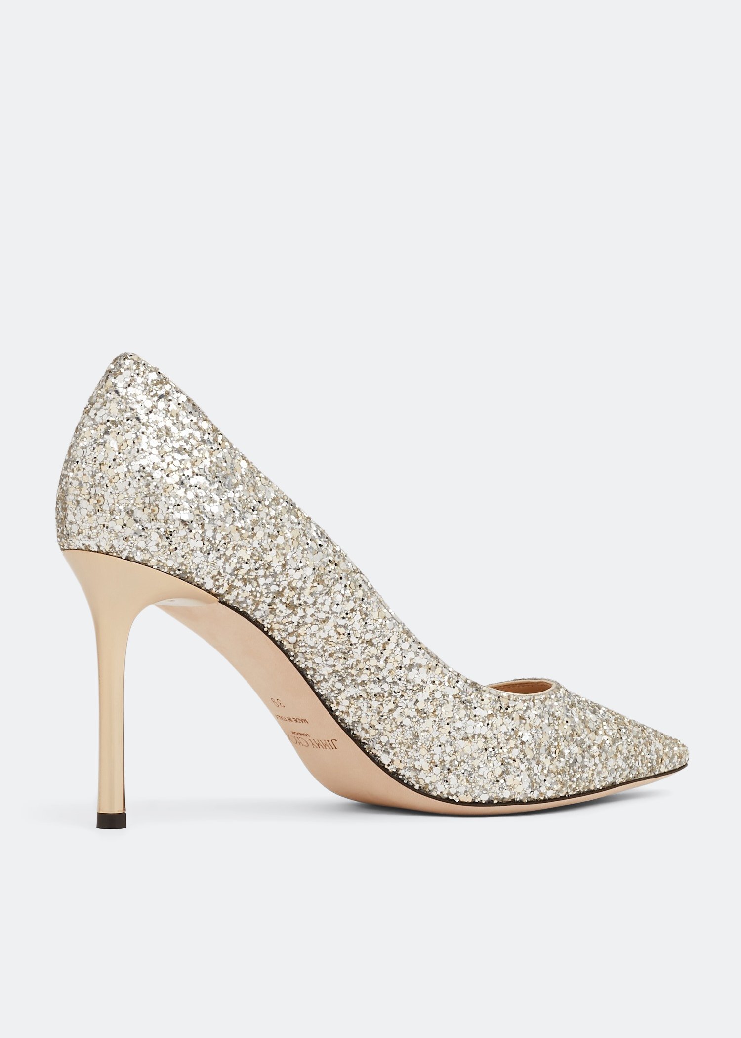 Jimmy Choo Romy 85 pumps for Women - Gold in UAE | Level Shoes