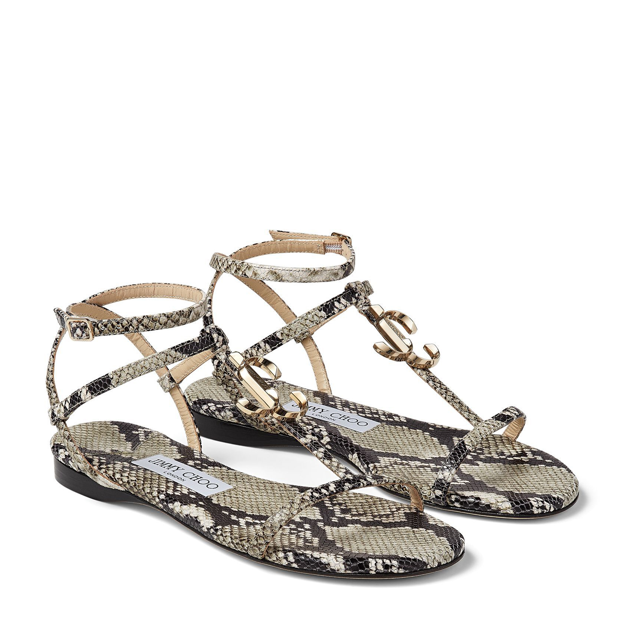 Jimmy Choo Alodie sandals for Women Animal print in UAE Level