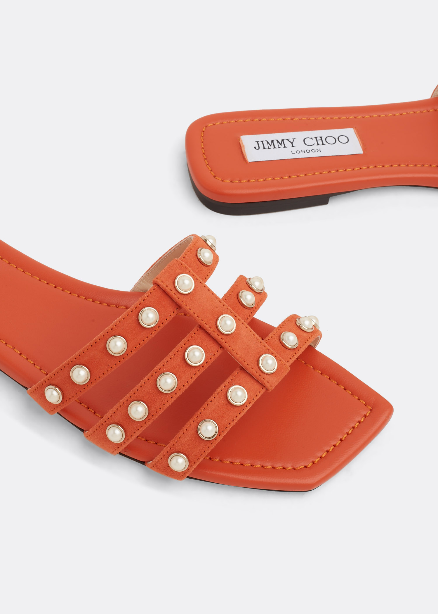 Jimmy choo orange discount sandals