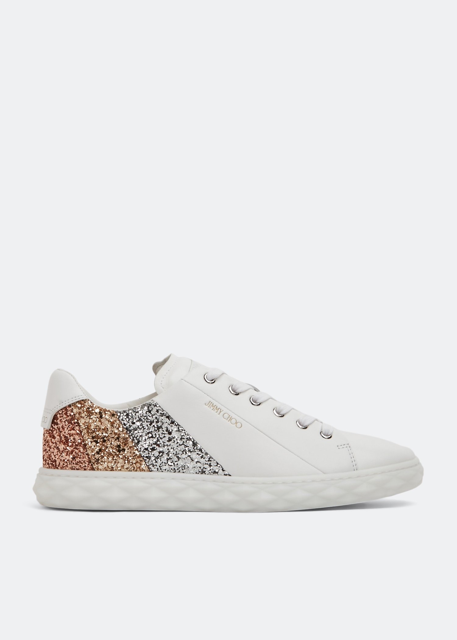 Jimmy choo clearance rose gold sneakers