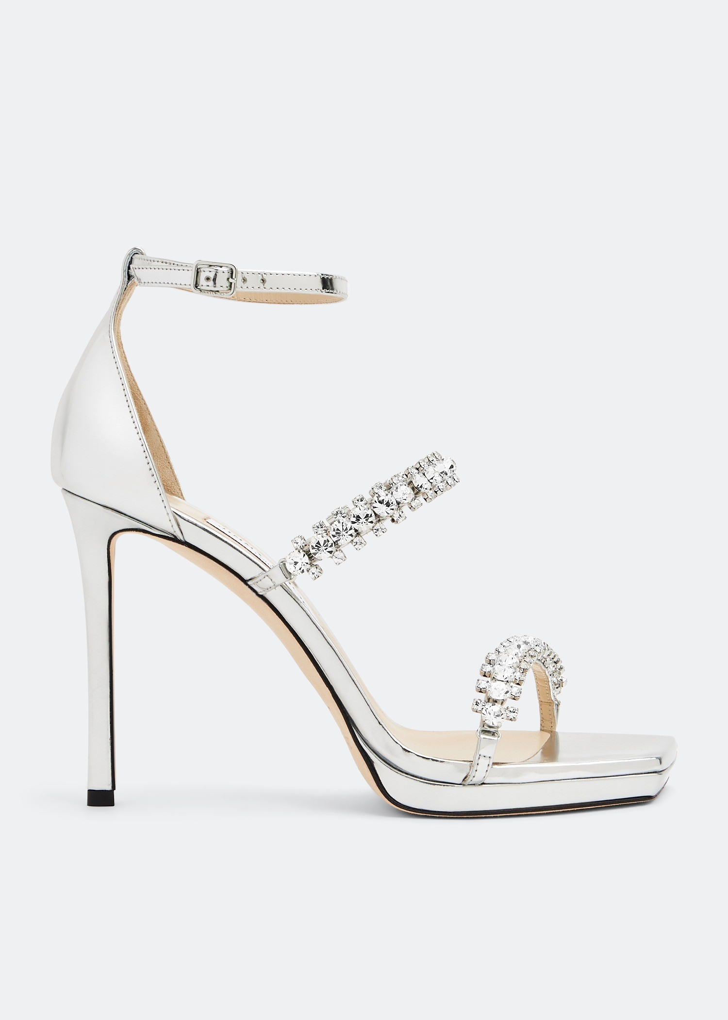 Jimmy Choo Women's Sacora 85 Embellished High Heel Sandals - 100% Exclusive  | Bloomingdale's