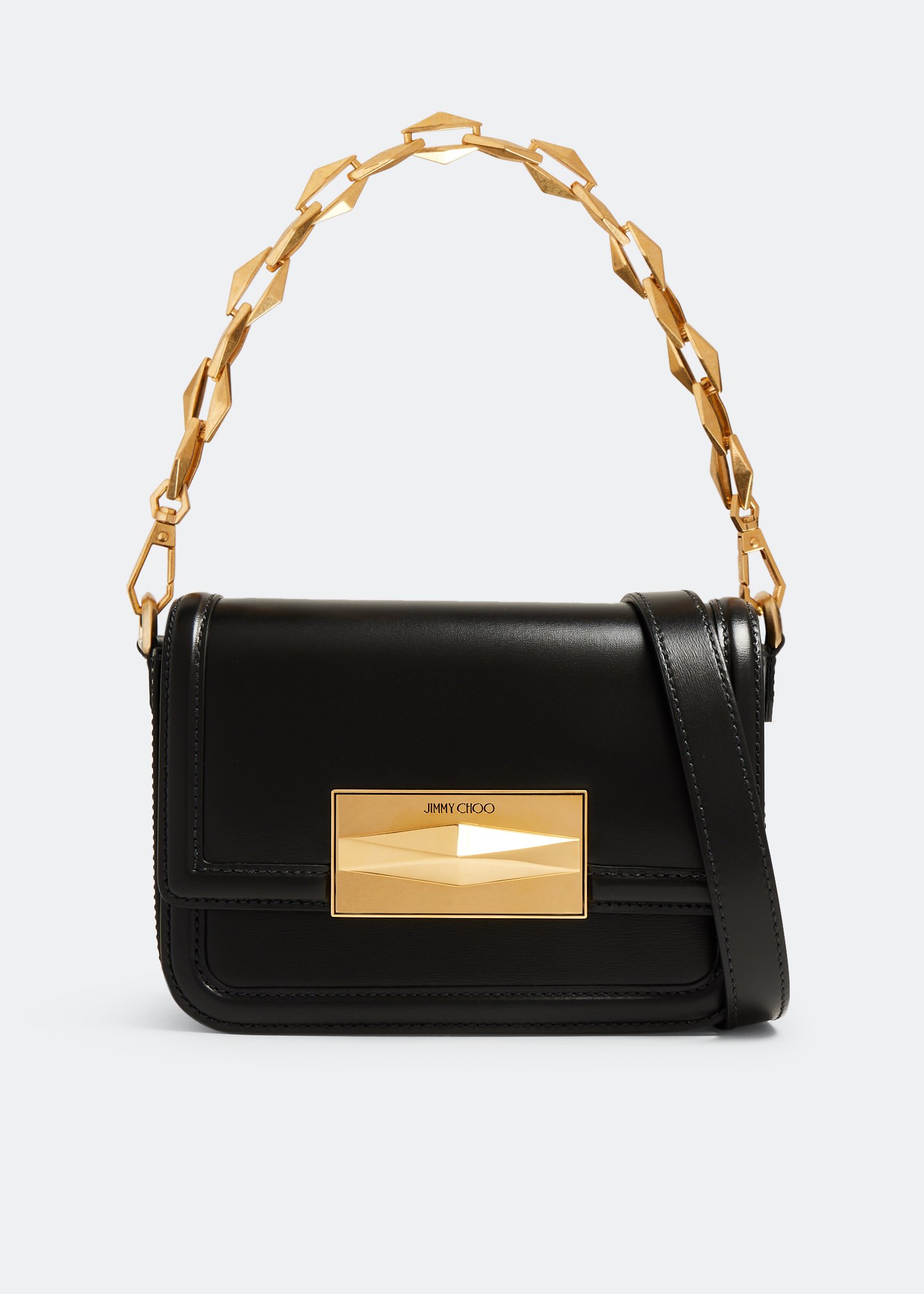 Jimmy choo cheap black crossbody bag