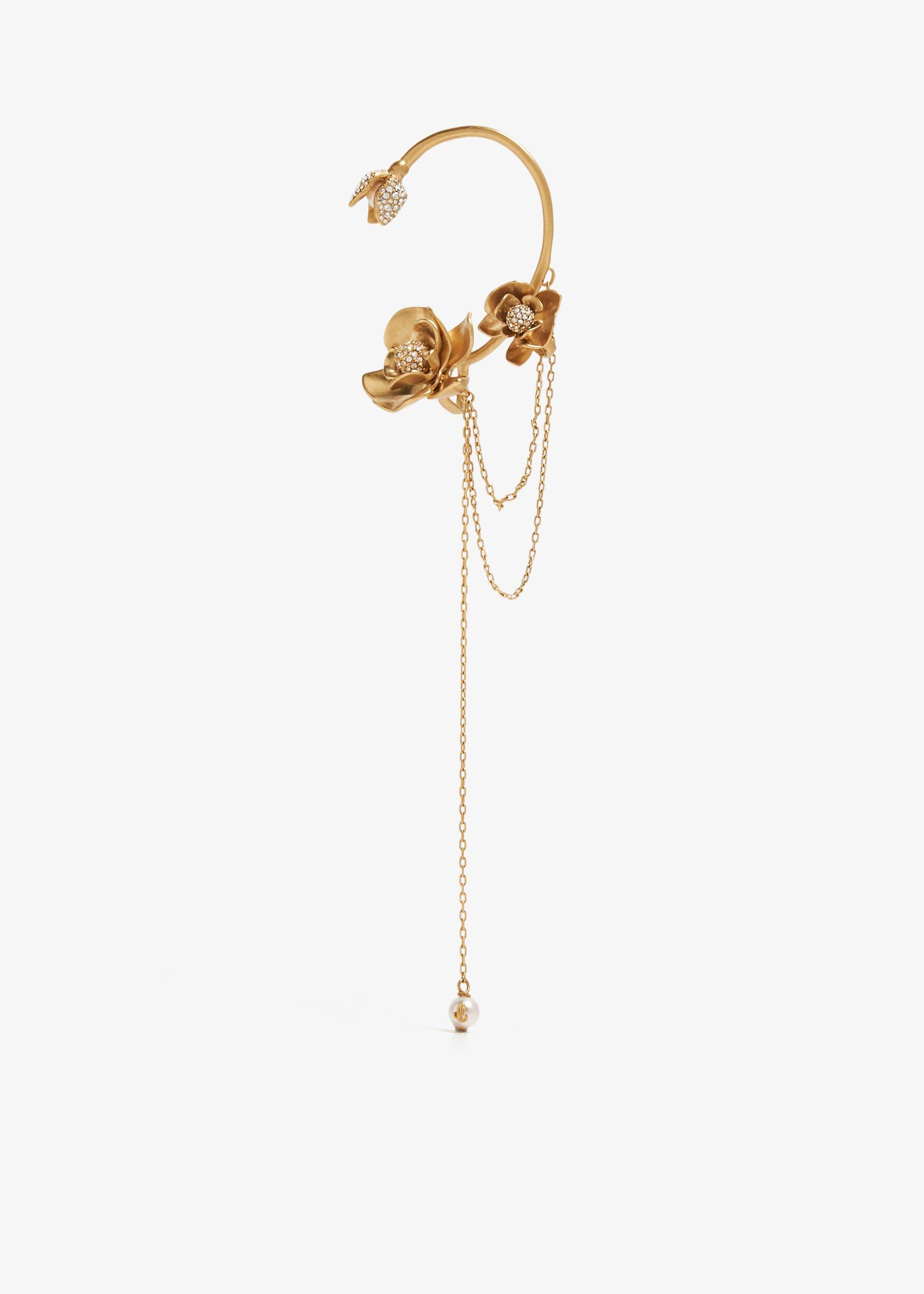 

Petal left earcuff, Gold