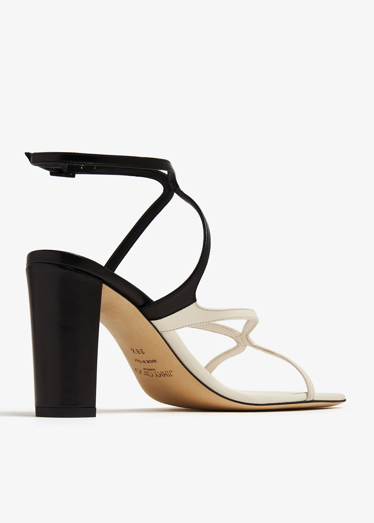 Jimmy Choo Azie 85 sandals for Women - White in KSA | Level Shoes