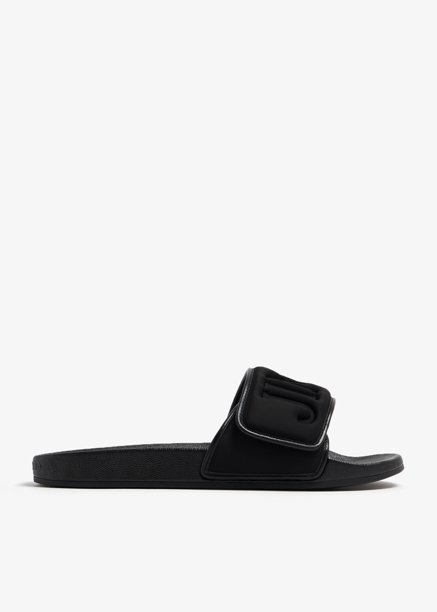 All black slides hot sale