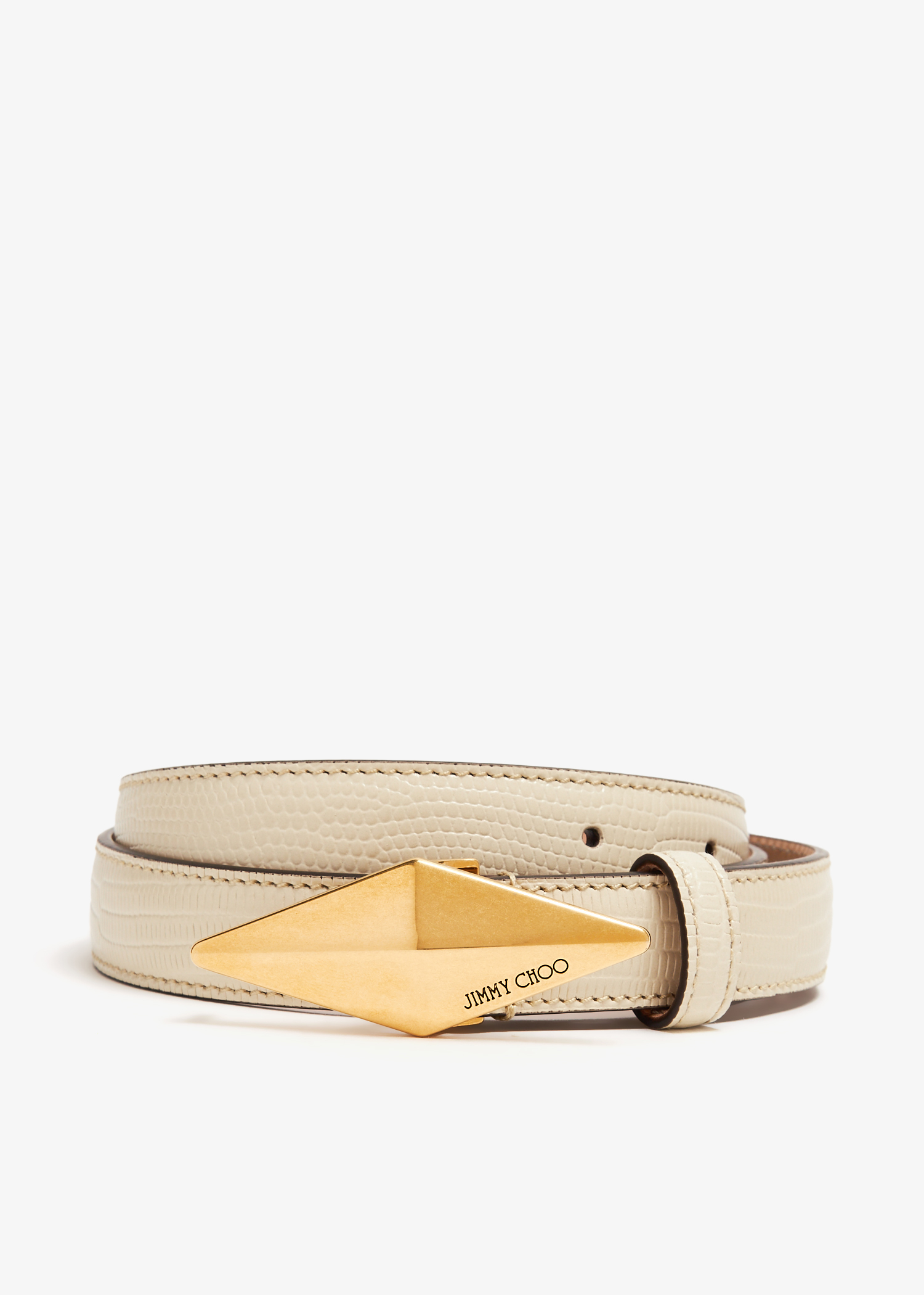 

Diamond clasp belt, Beige