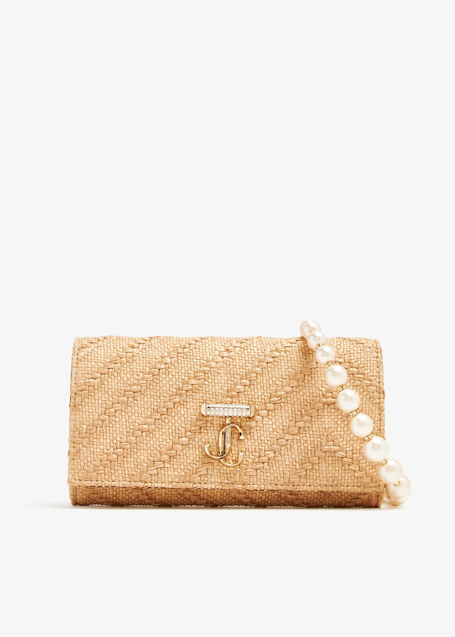 

Avenue chain wallet, Beige