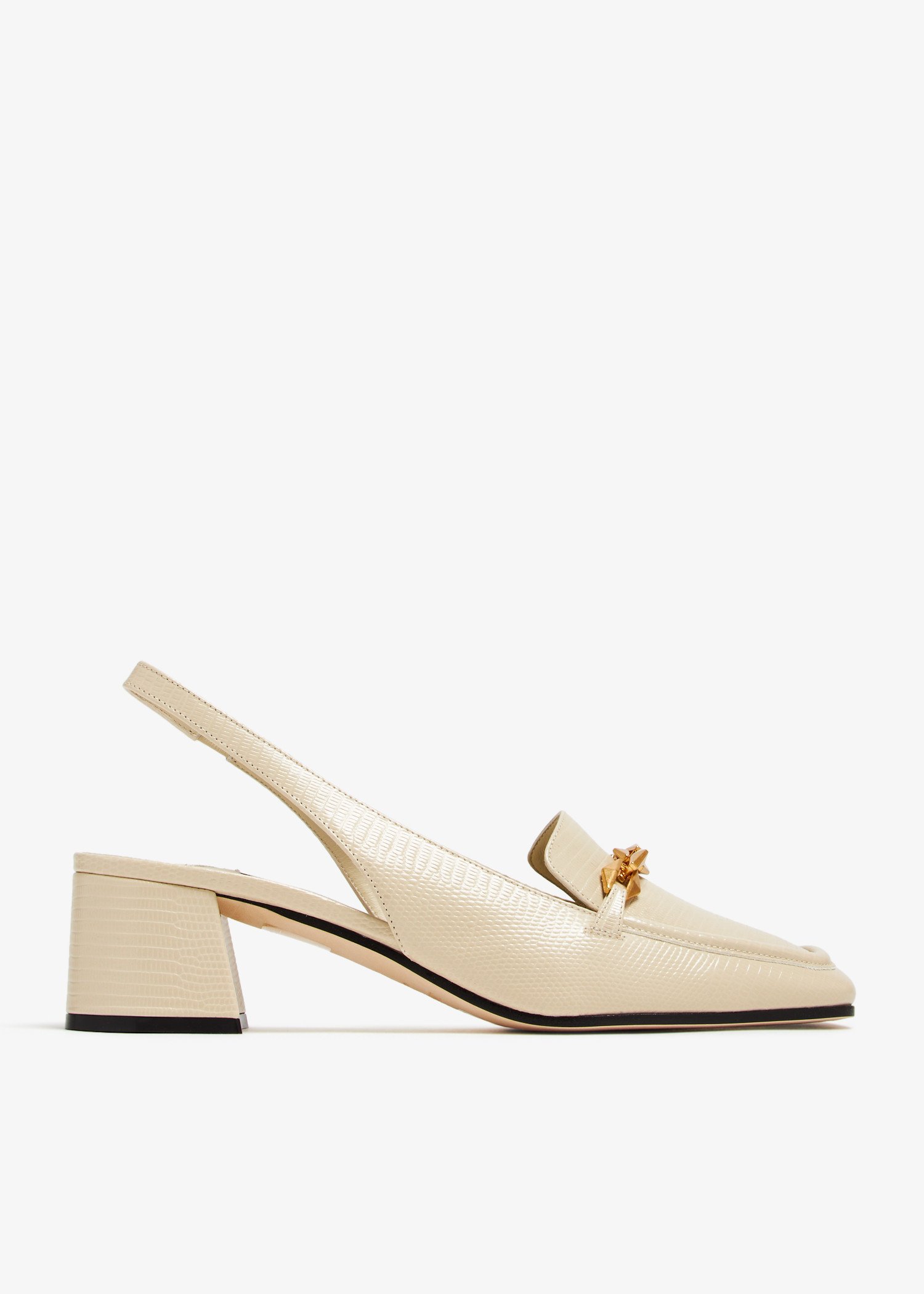 

Diamond Tilda slingback pumps, Beige