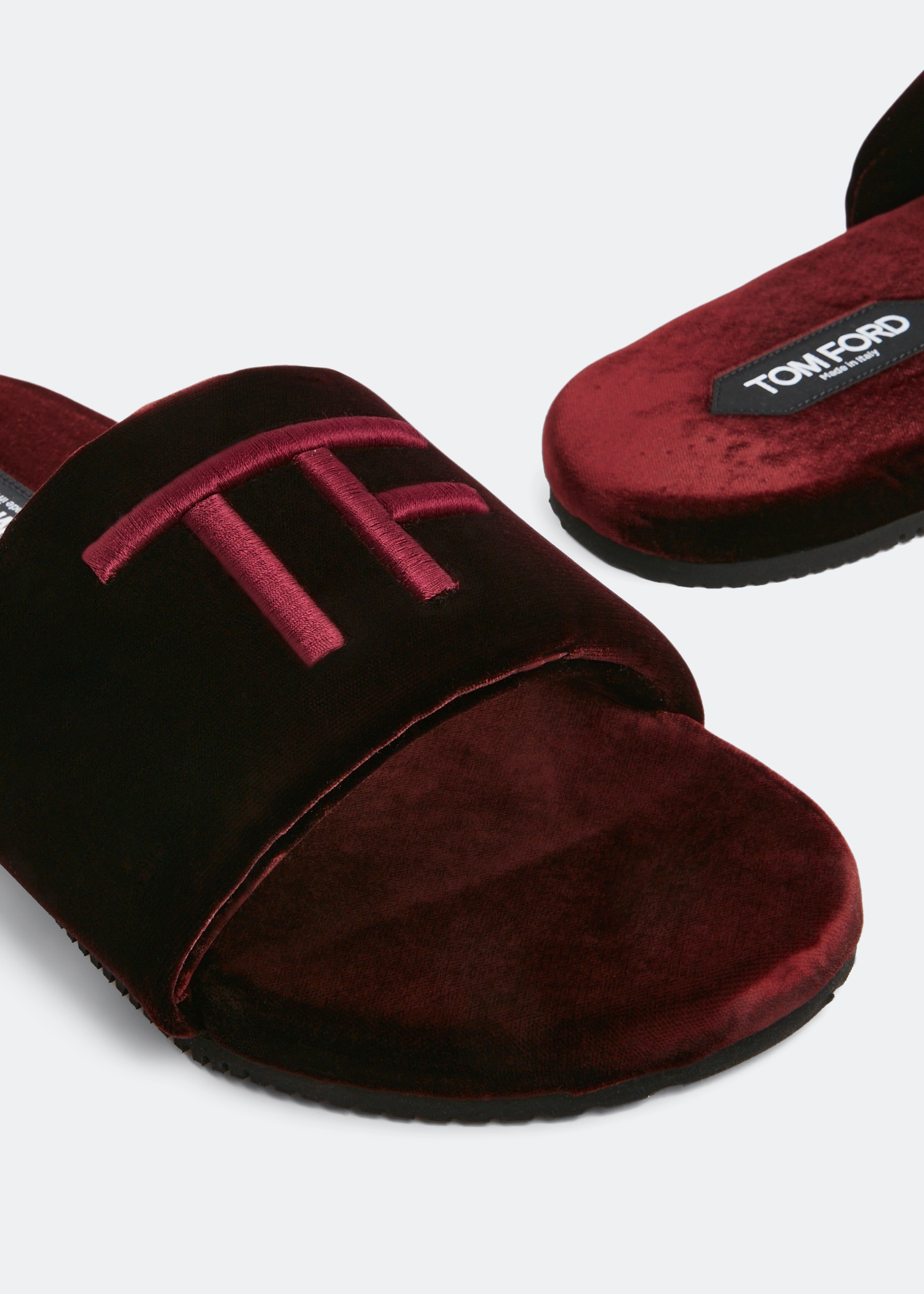 Red best sale ford slippers