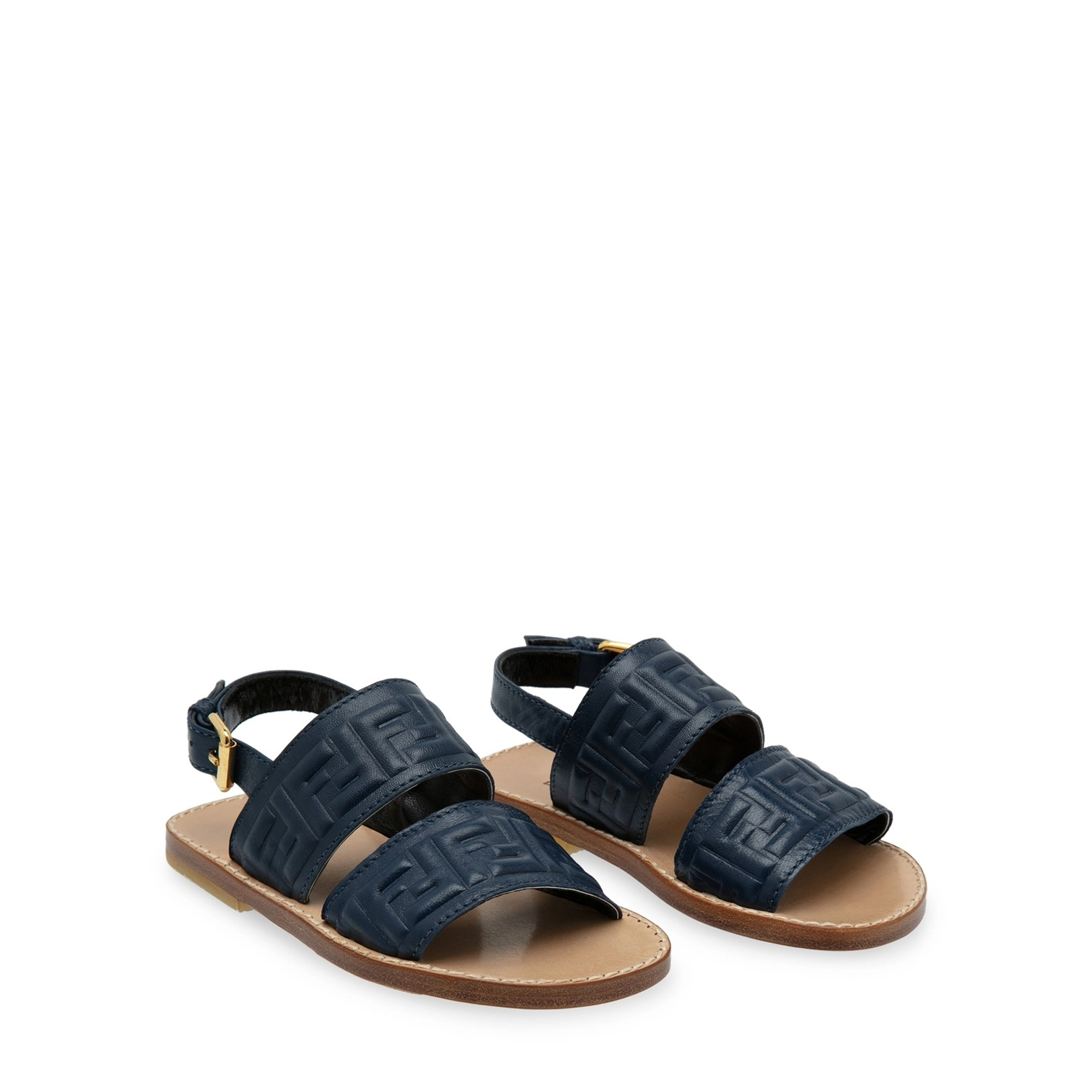 

Leather sandals, Blue