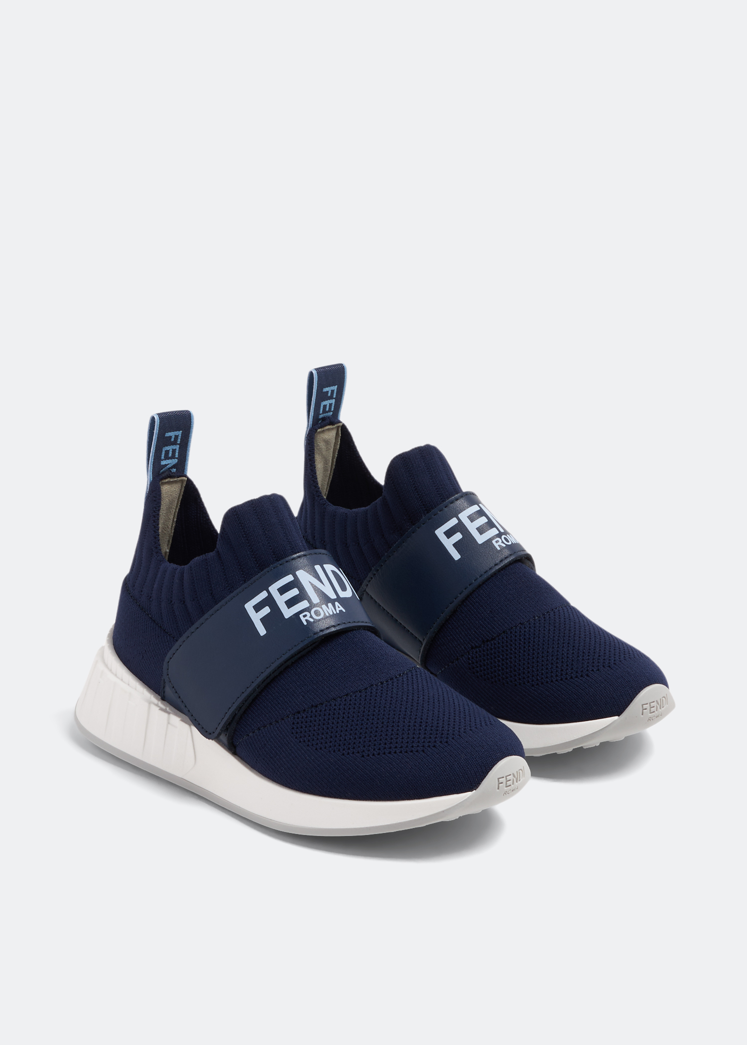 Fendi stretch hot sale knit sneakers