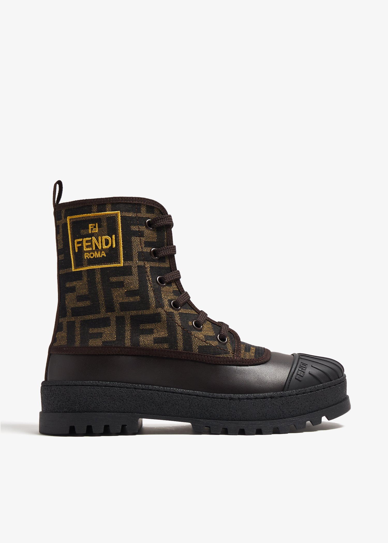 Fendi Biker boots for Kids Unisex Printed in KSA Level Shoes